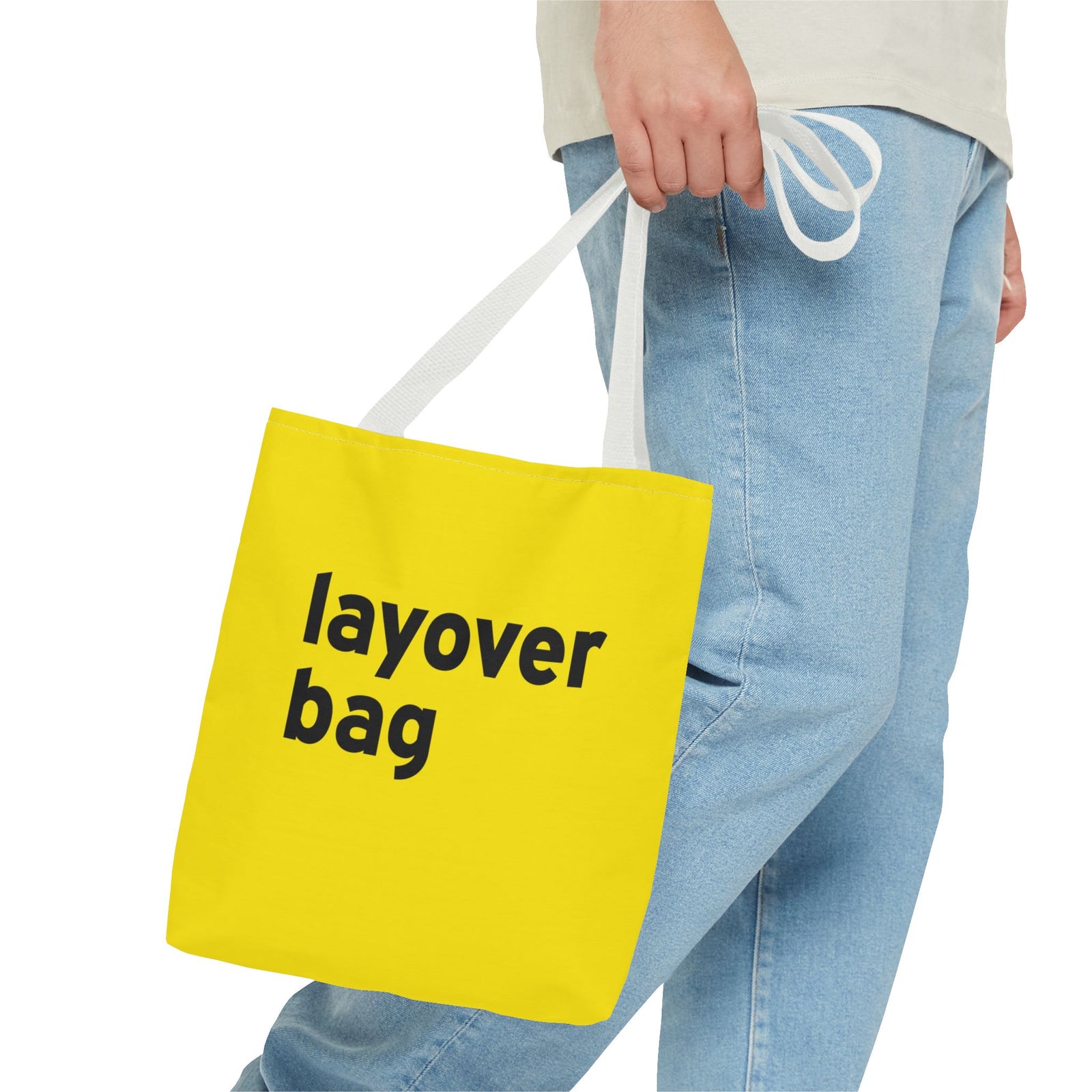 Layover Bag Tote Bag — Printed Green Travel Tote