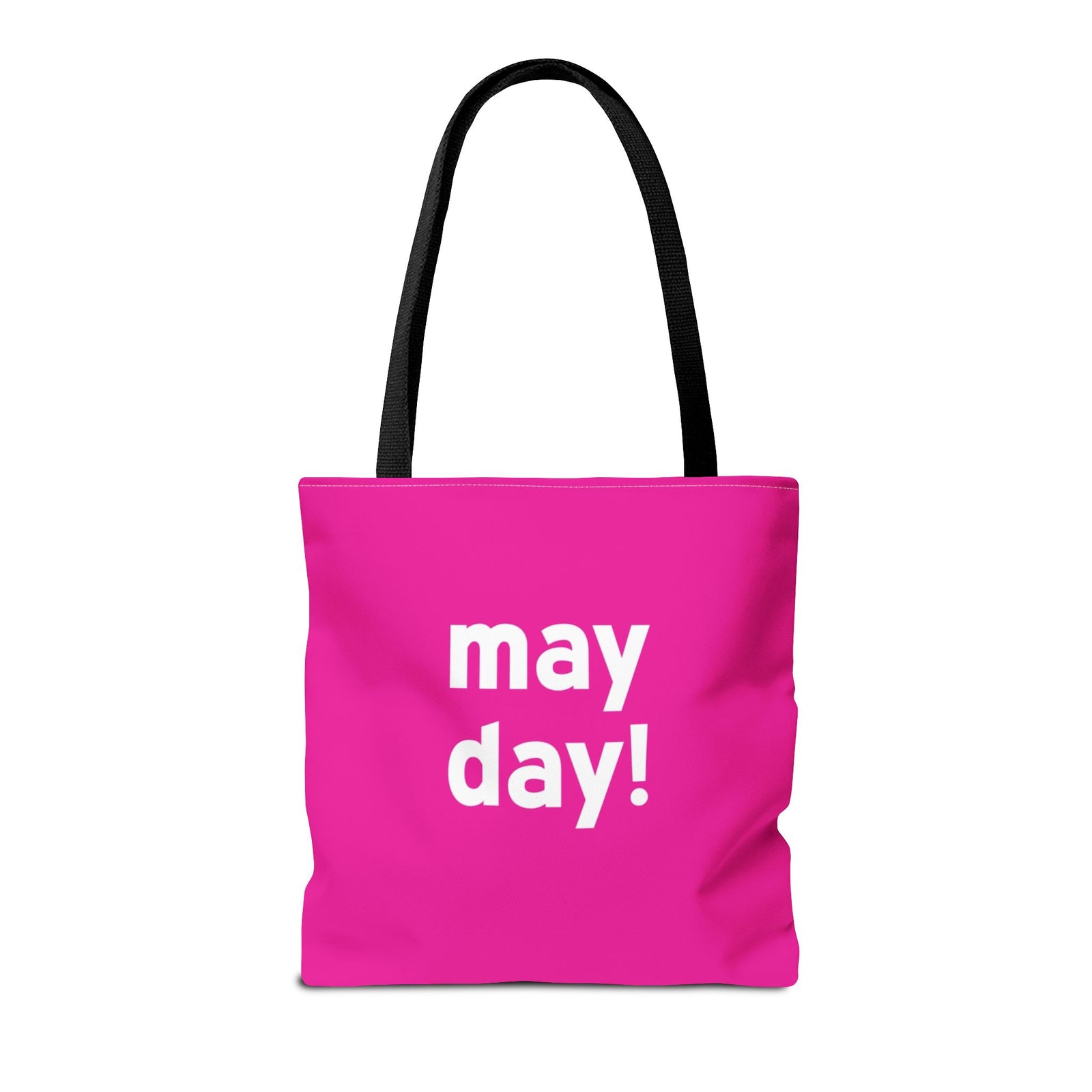 May Day! Tote Bag — Printed Green Travel Tote