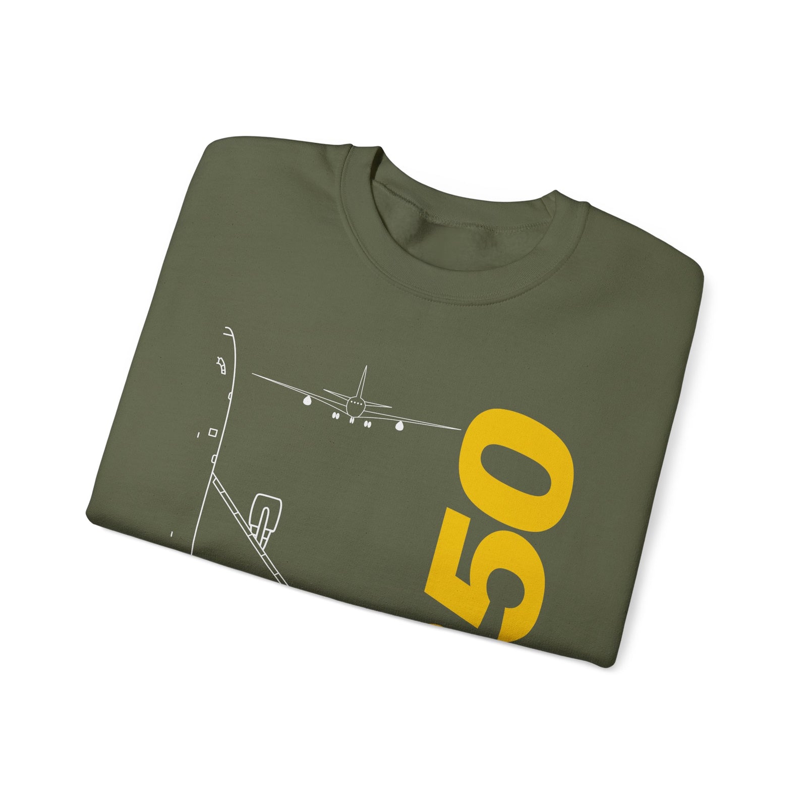 Airbus A350 Crewneck Sweatshirt - Travel Inspiring Cozy Apparel