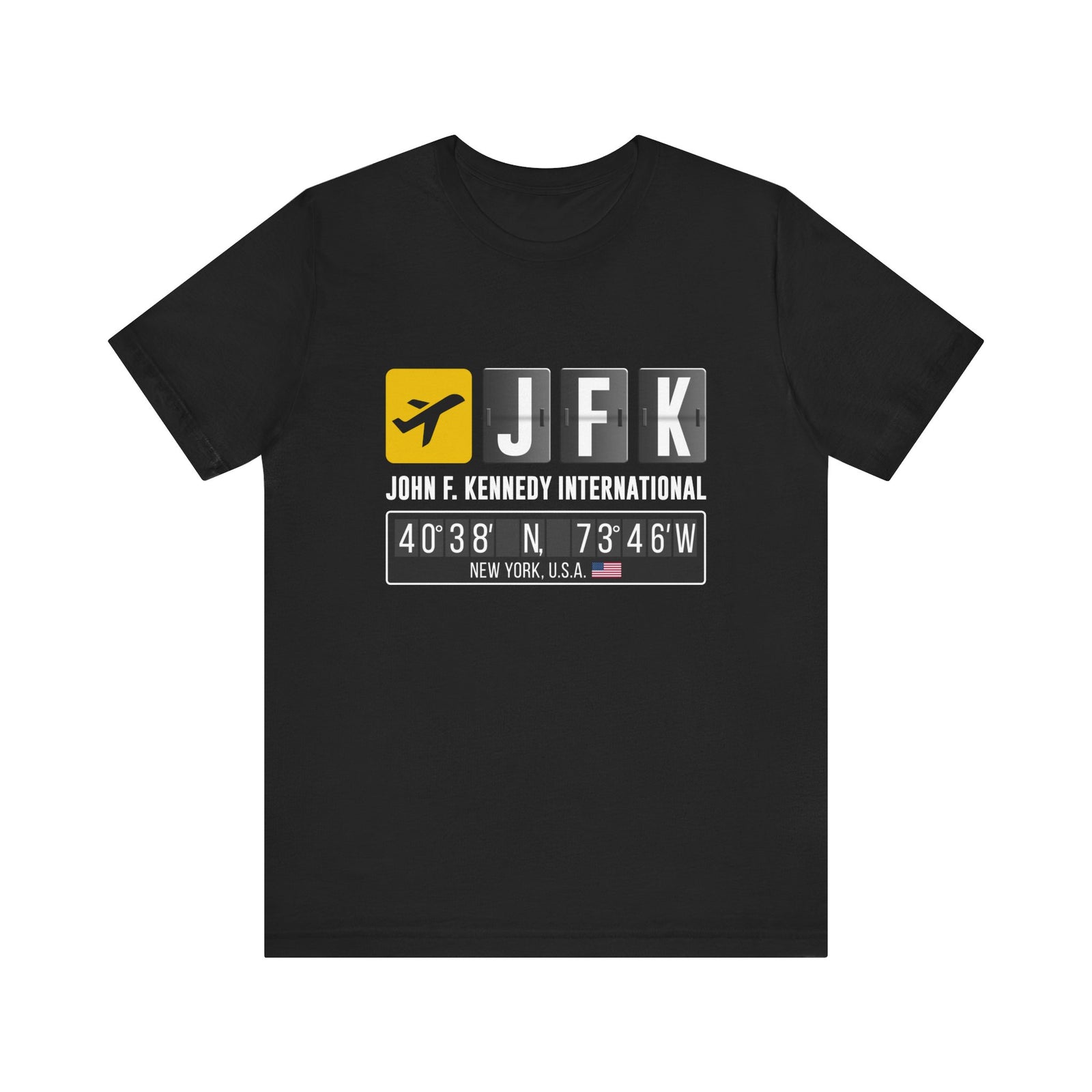 JFK John F. Kennedy International Airport - Unisex Jersey Tee
