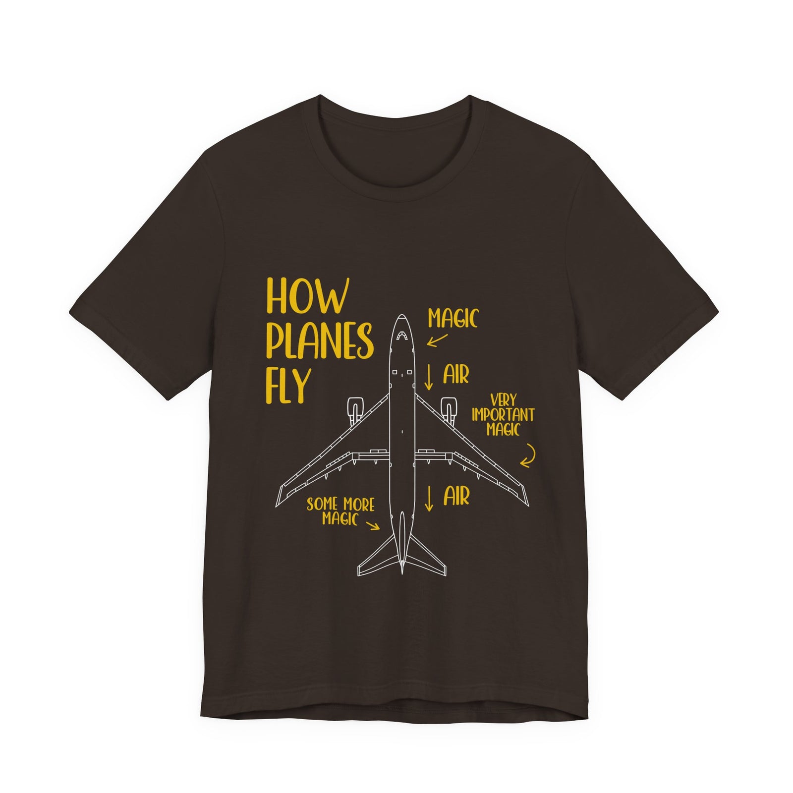 How Planes Fly? - Unisex Jersey Tee