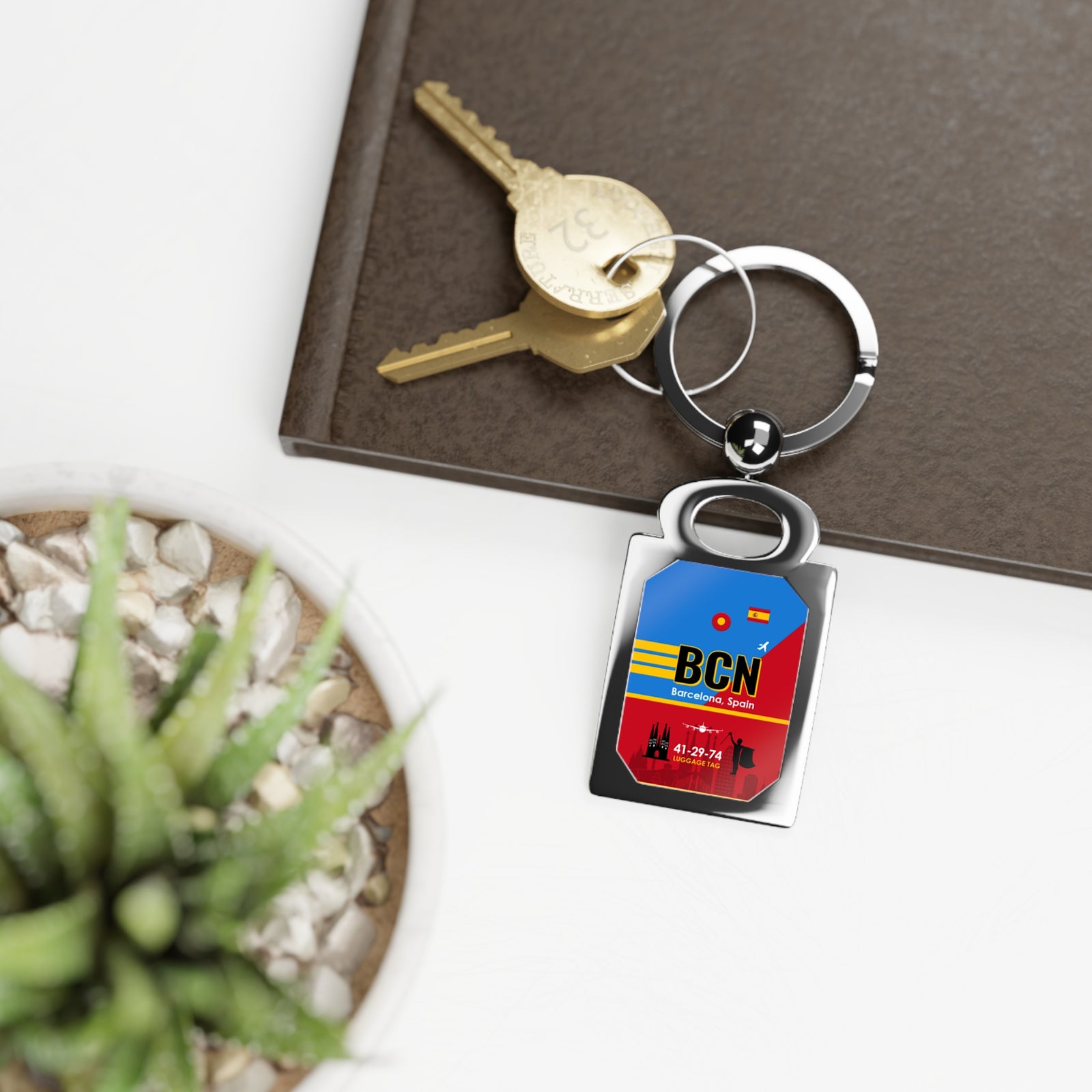 BCN - Rectangle Keyring
