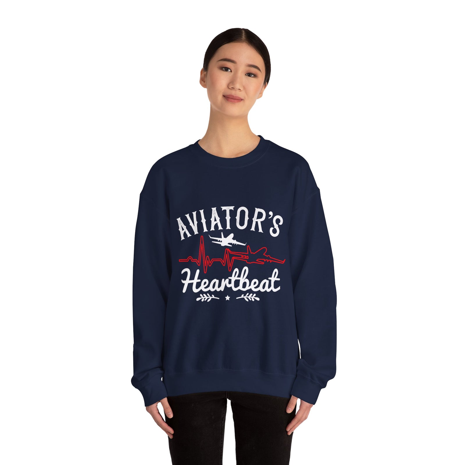 Aviators Heartbeat - Unisex Crewneck Sweatshirt