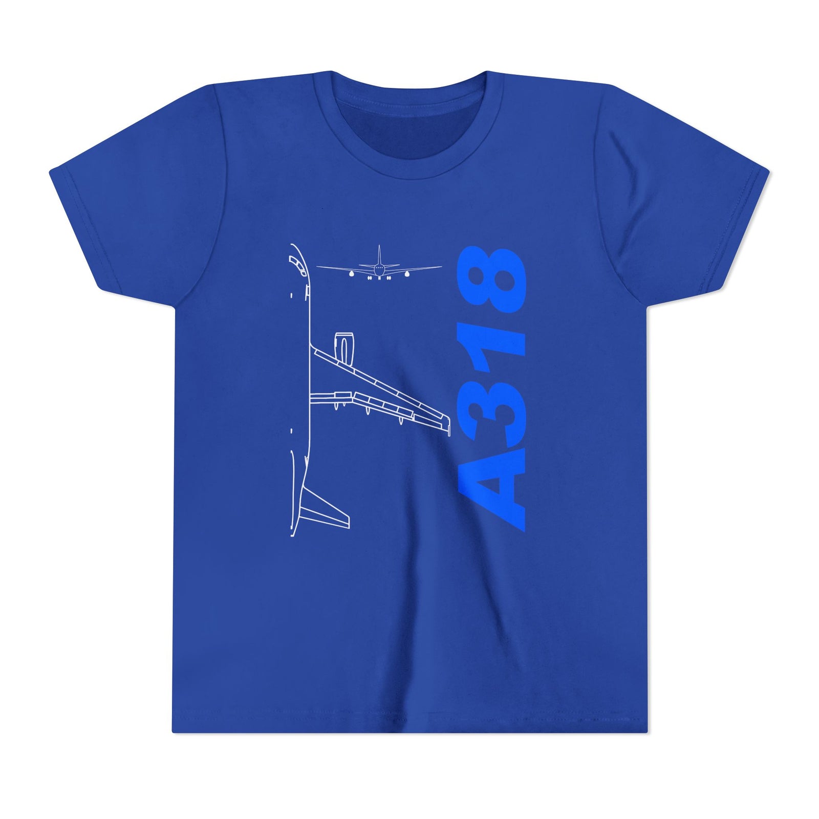 Airbus A318 - Unisex Youth Short Sleeve Tee