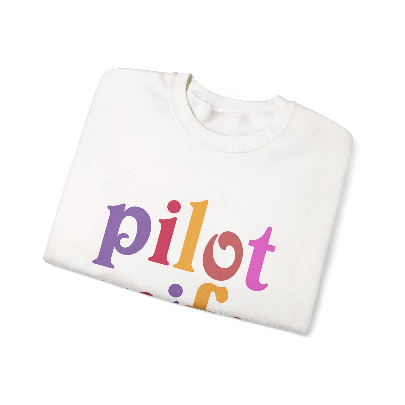 Pilot Wife Crewneck Sweatshirt - Travel Inspiring Cozy Apparel