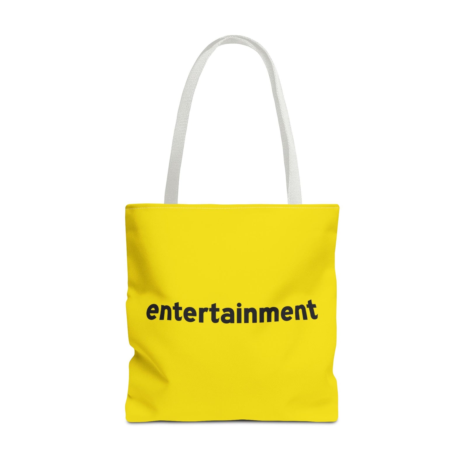 Entertainment Tote Bag — Printed Green Travel Tote