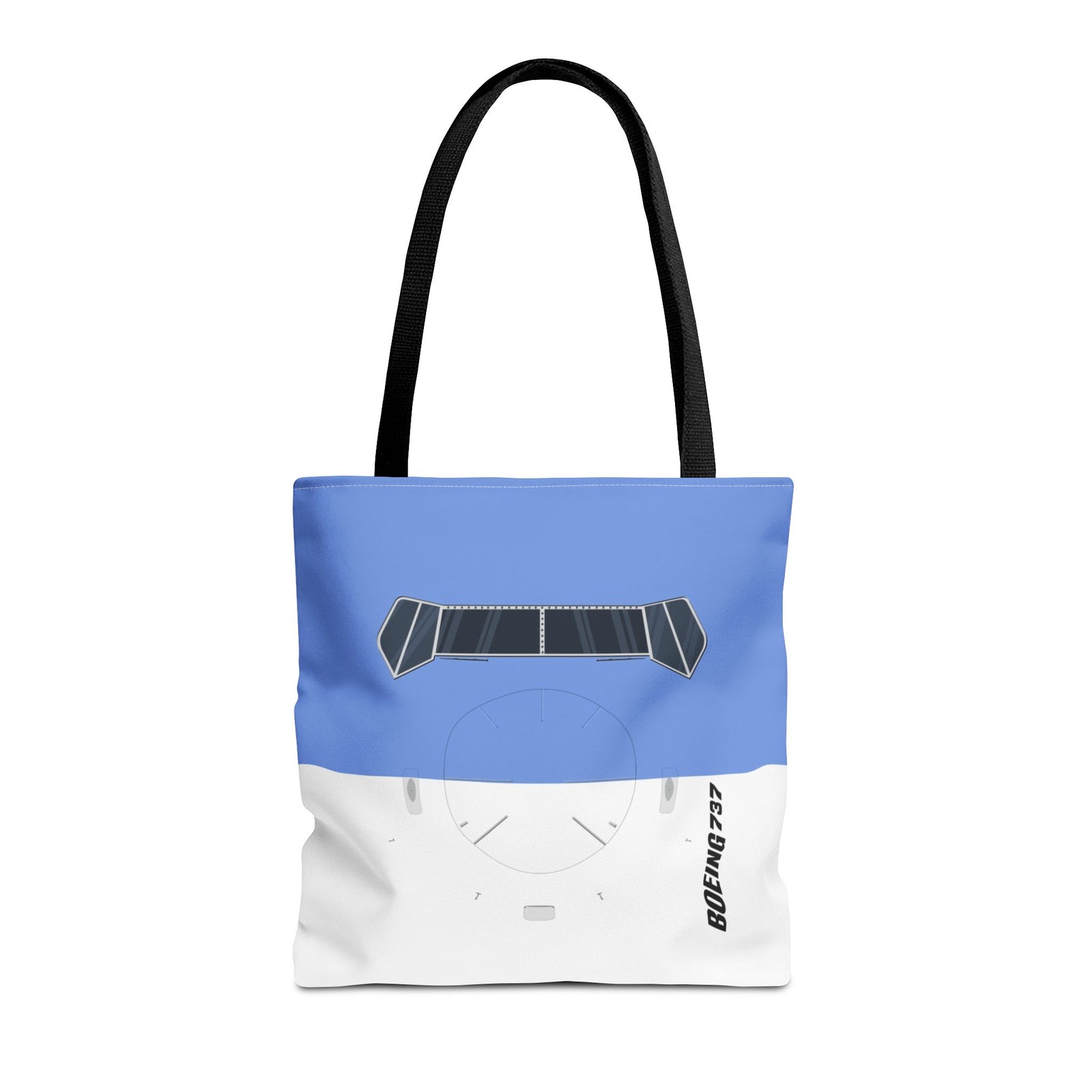 737 Tote Bag — Printed Green Travel Tote