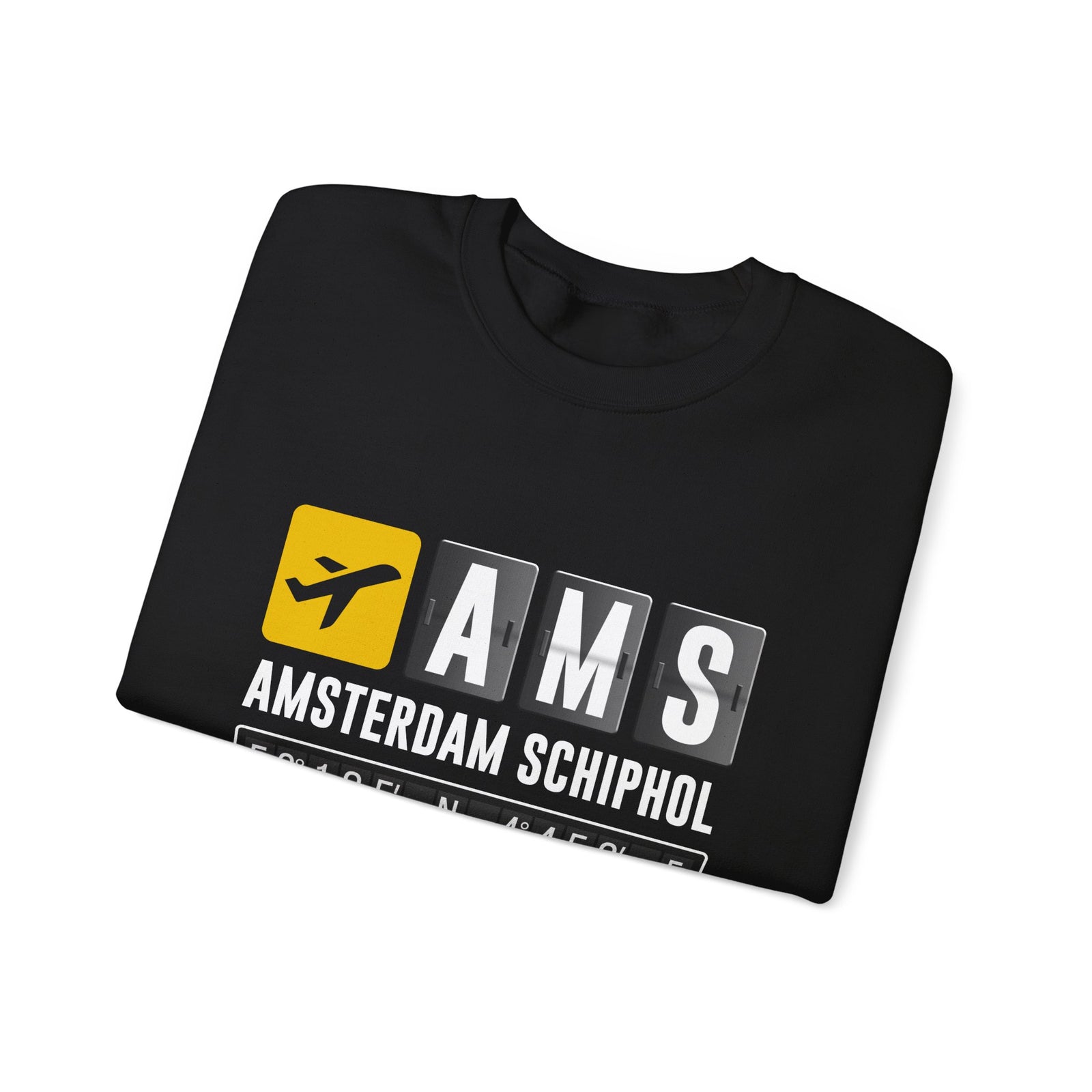 AMS Amsterdam Airport Schiphol - Crewneck Sweatshirt