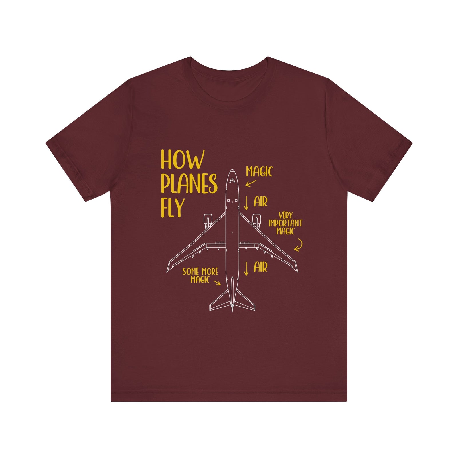How Planes Fly? - Unisex Jersey Tee