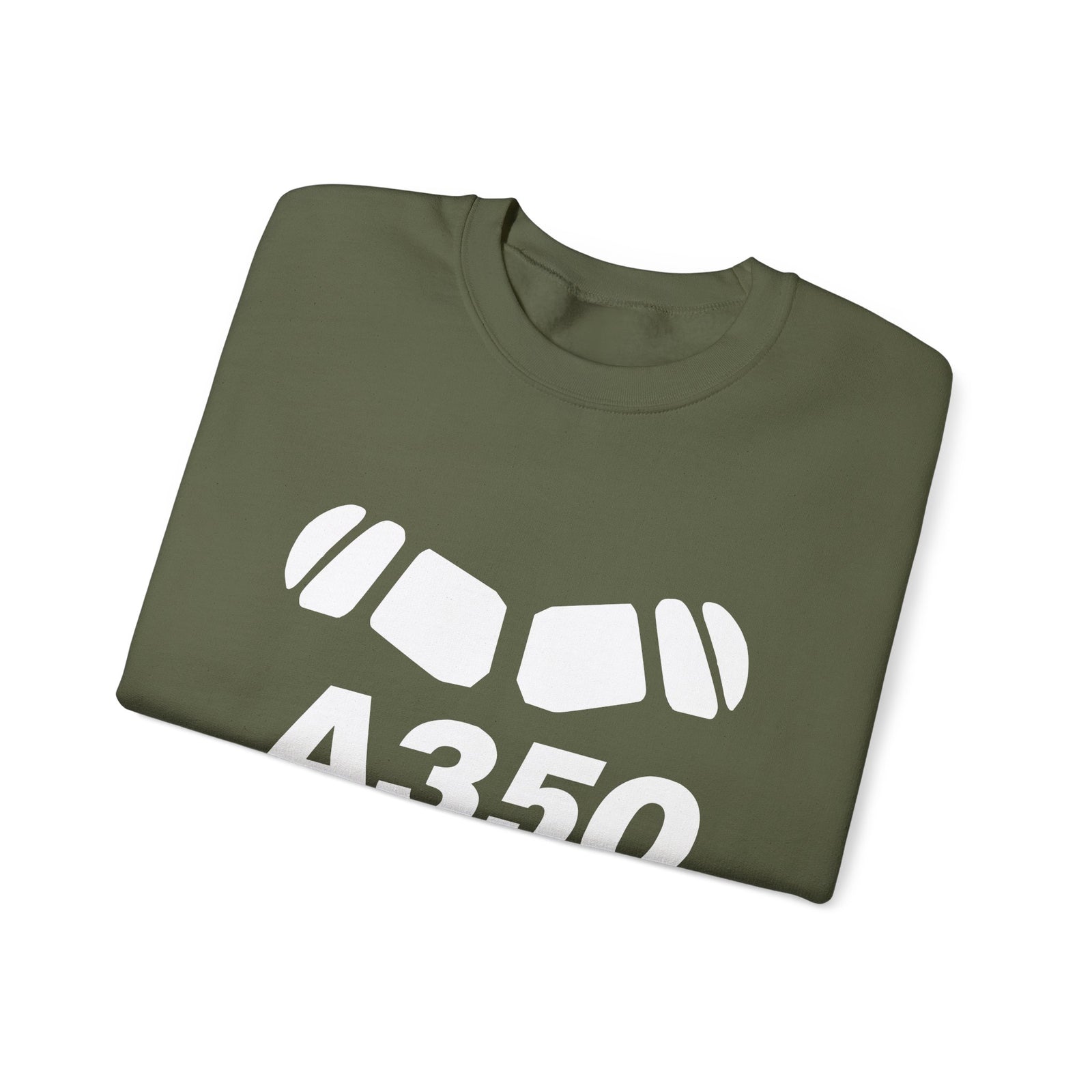 Airbus A350 Windshield Crewneck Sweatshirt - Travel Inspiring Cozy Apparel