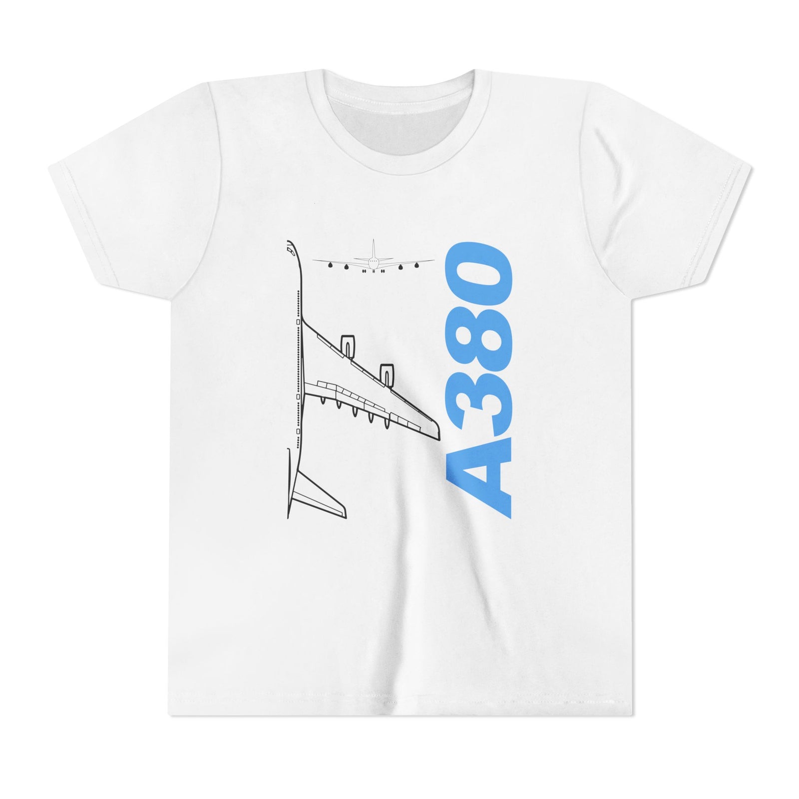 Airbus A380 - Unisex Youth Short Sleeve Tee