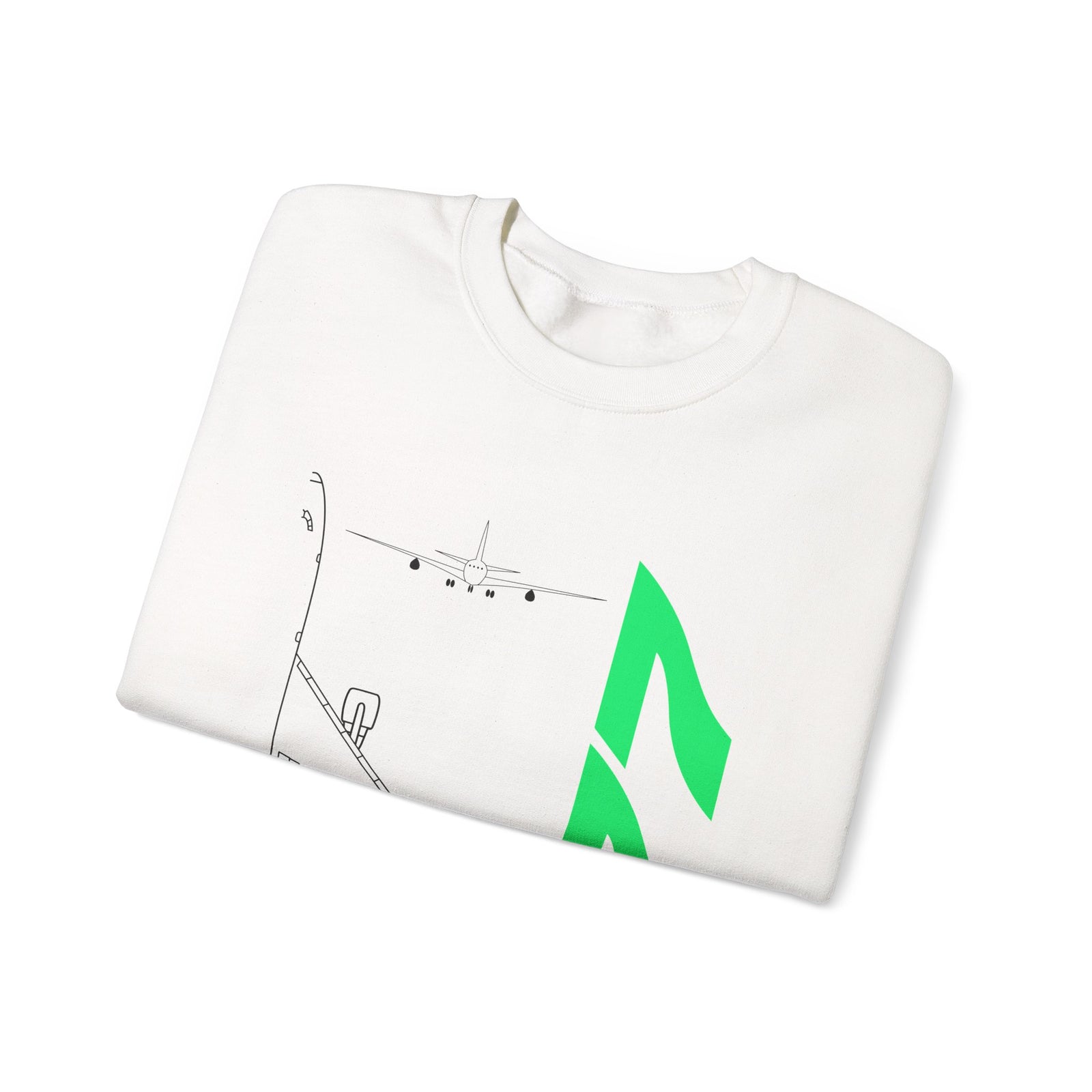 Boeing 777 Crewneck Sweatshirt - Travel Inspiring Cozy Apparel