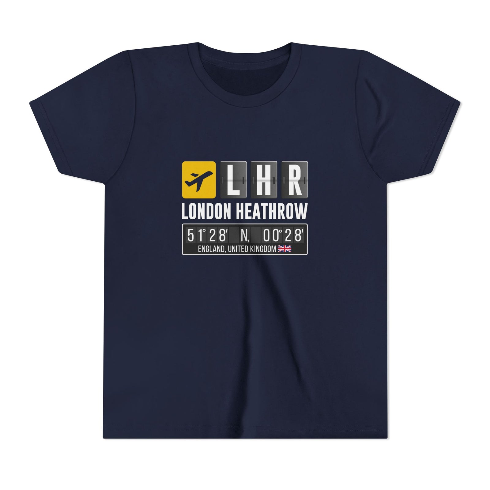 LHR London Heathrow - Unisex Youth Short Sleeve Tee