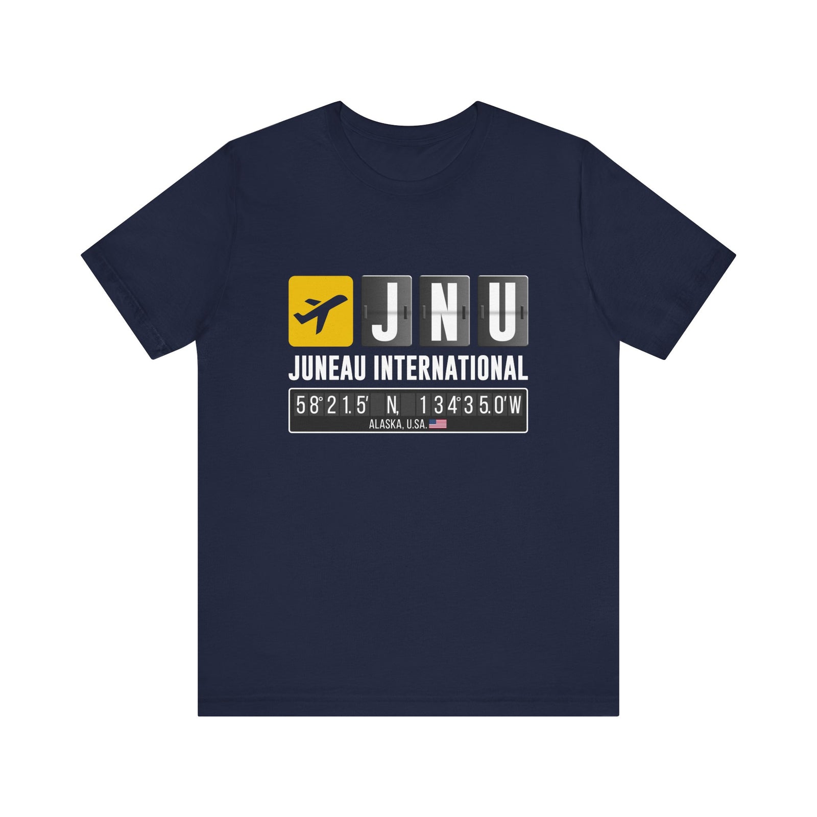 JNU Juneau International Airport - Unisex Jersey Tee