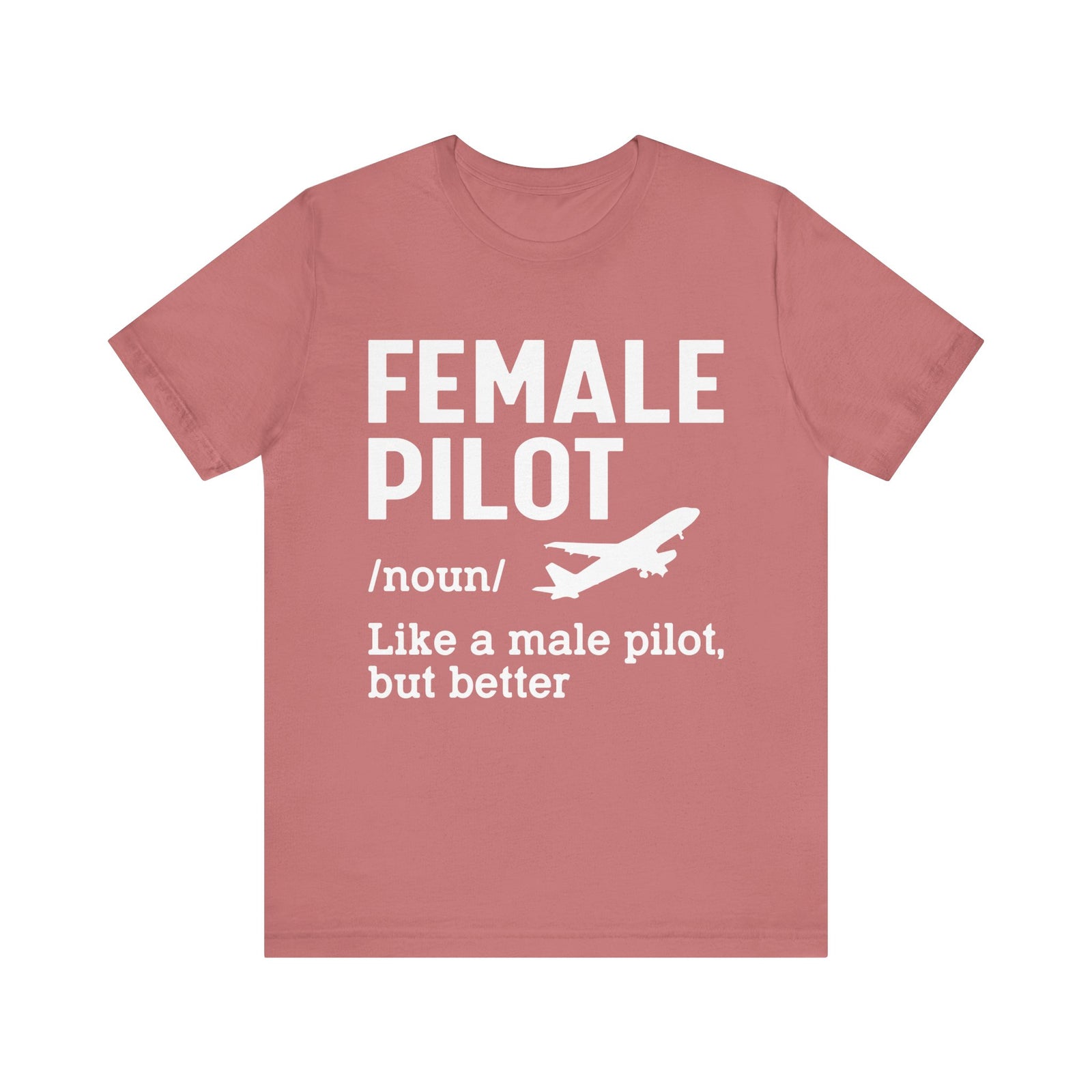 Female Pilot - Unisex Jersey Tee