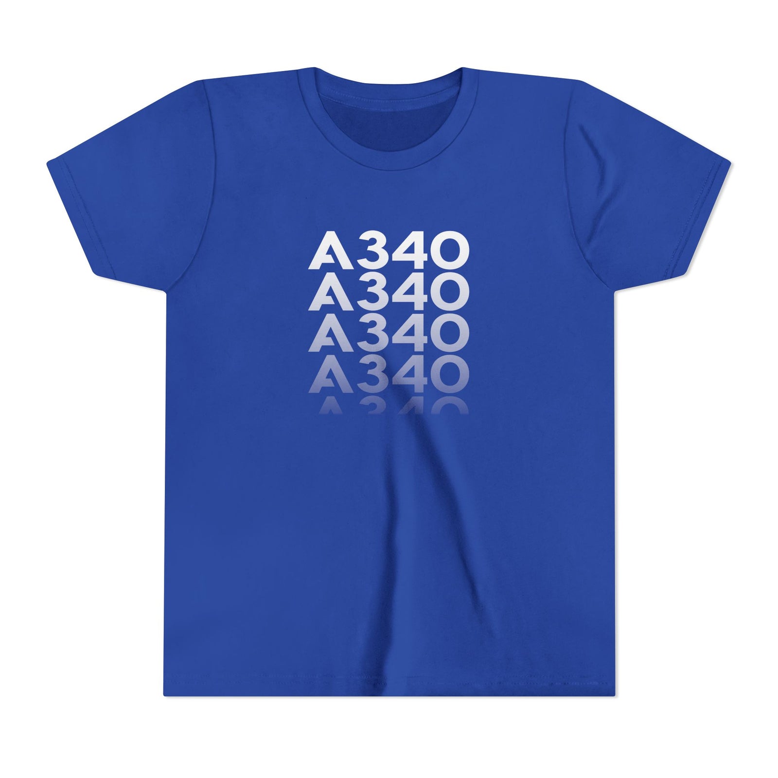 Airbus A340 - Unisex Youth Short Sleeve Tee