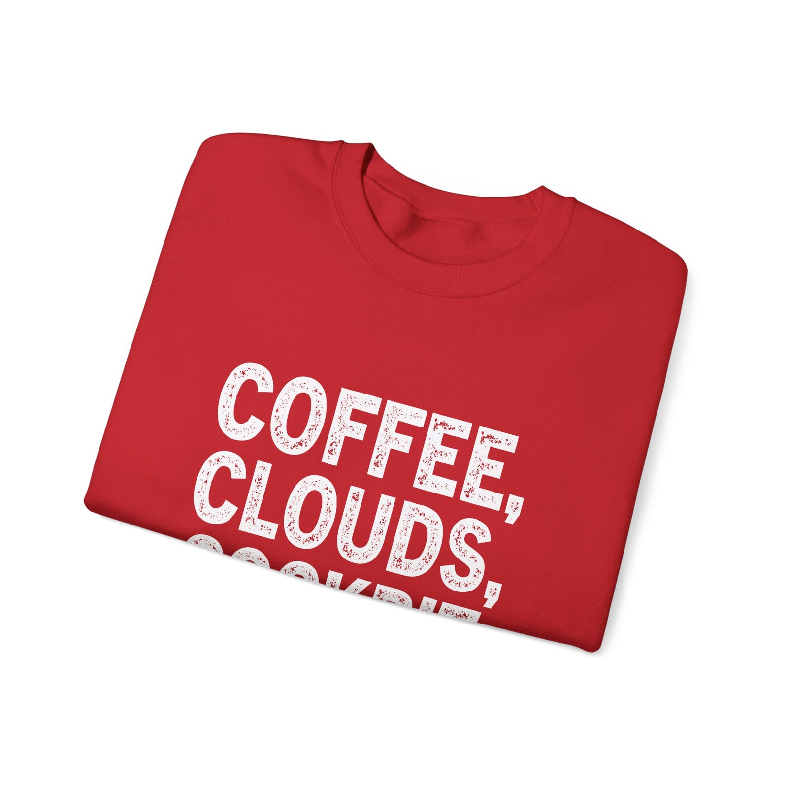 Coffee Clouds Cockpit Crewneck Sweatshirt - Travel Inspiring Cozy Apparel