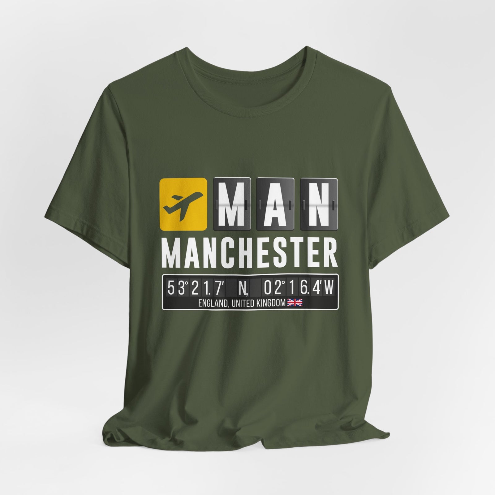 MAN Manchester Airport UK - Unisex Jersey Tee