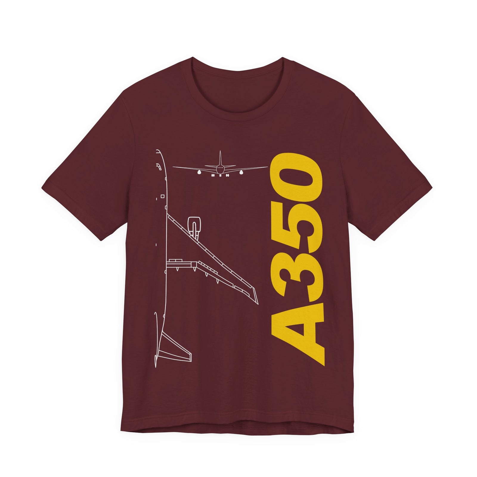 Airbus A350 Unisex Jersey Tee - Perfect for Aviation Enthusiasts