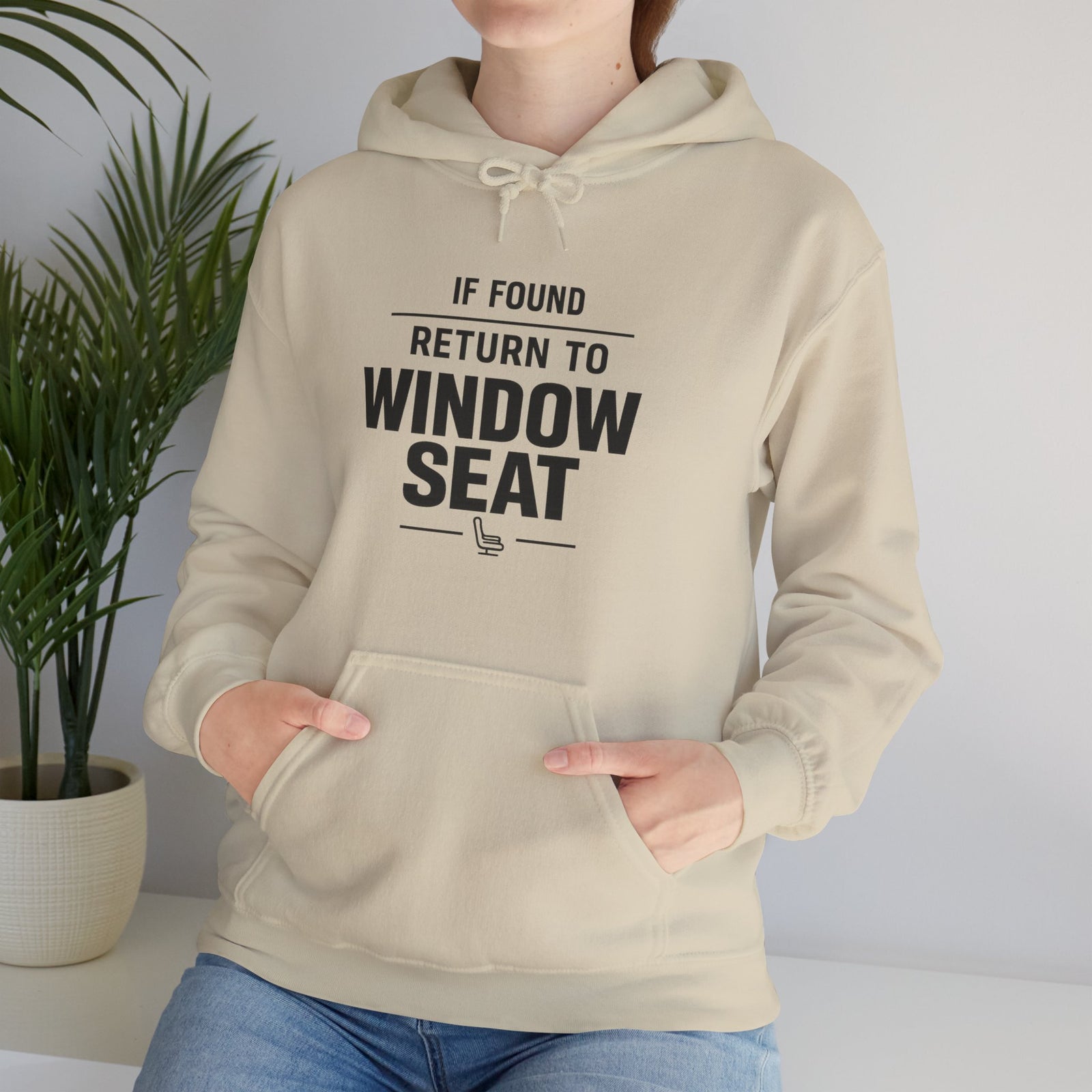 If Found Return to Window Seat - Pullover Hoodie