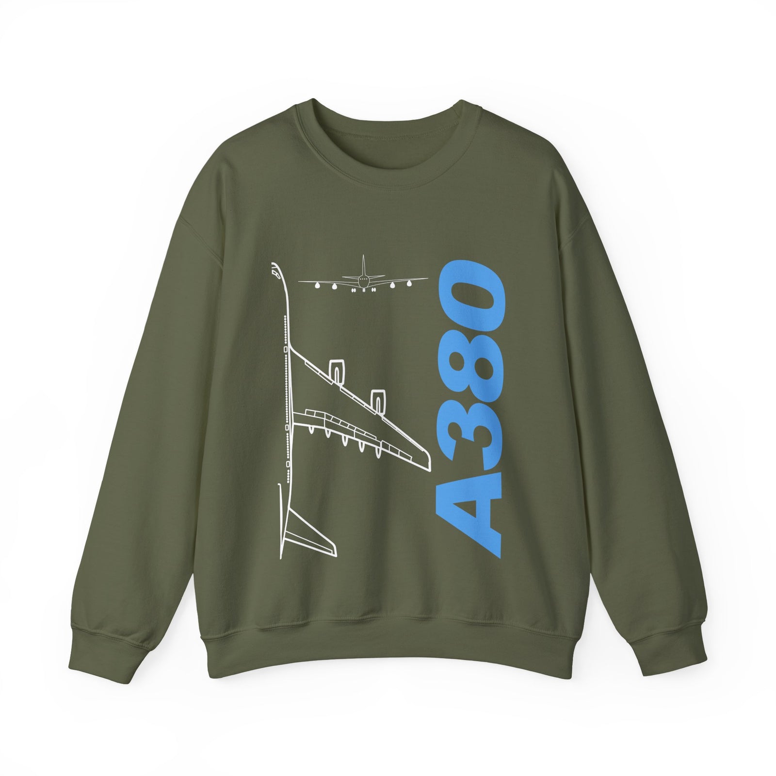 Airbus A380 Crewneck Sweatshirt - Travel Inspiring Cozy Apparel