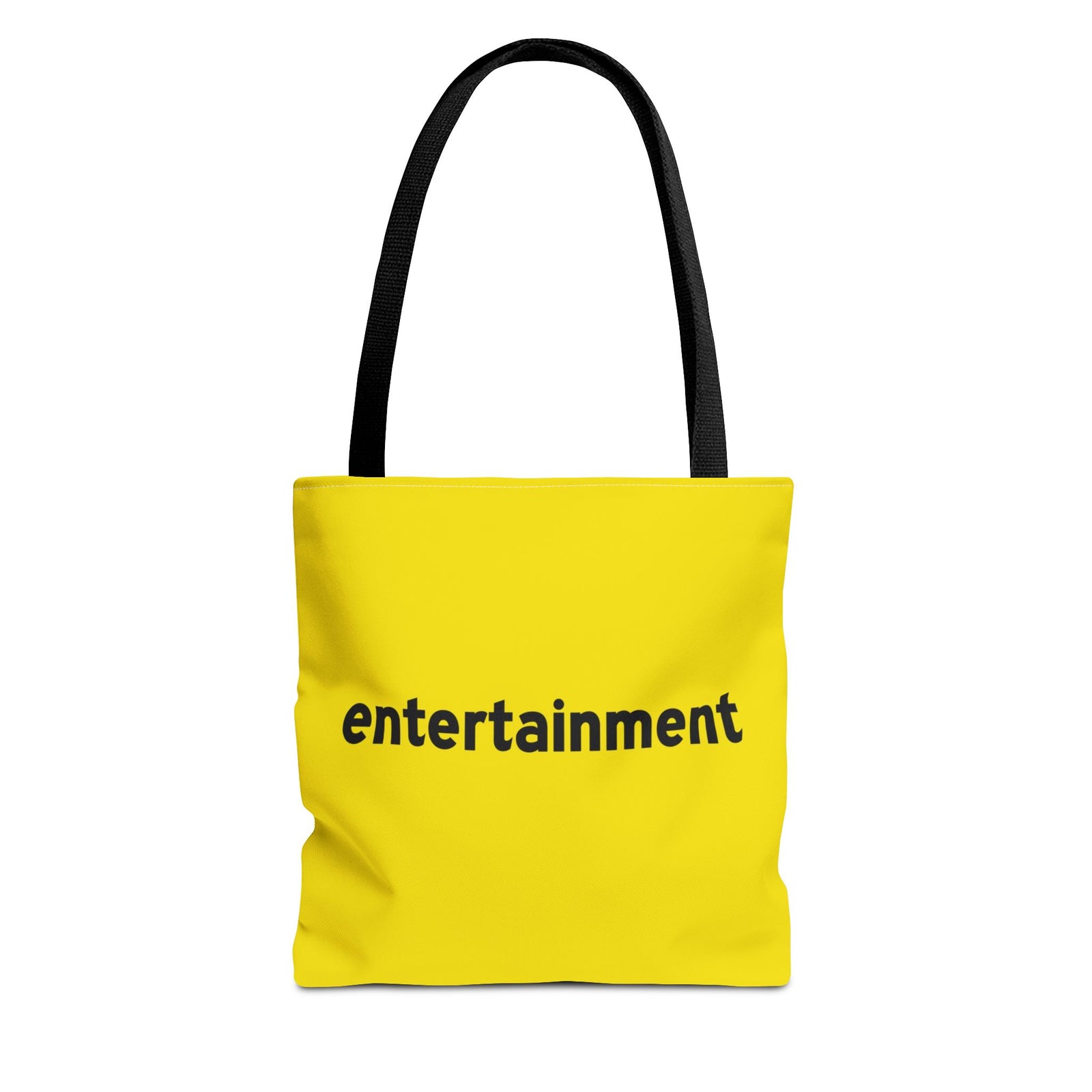 Entertainment Tote Bag — Printed Green Travel Tote