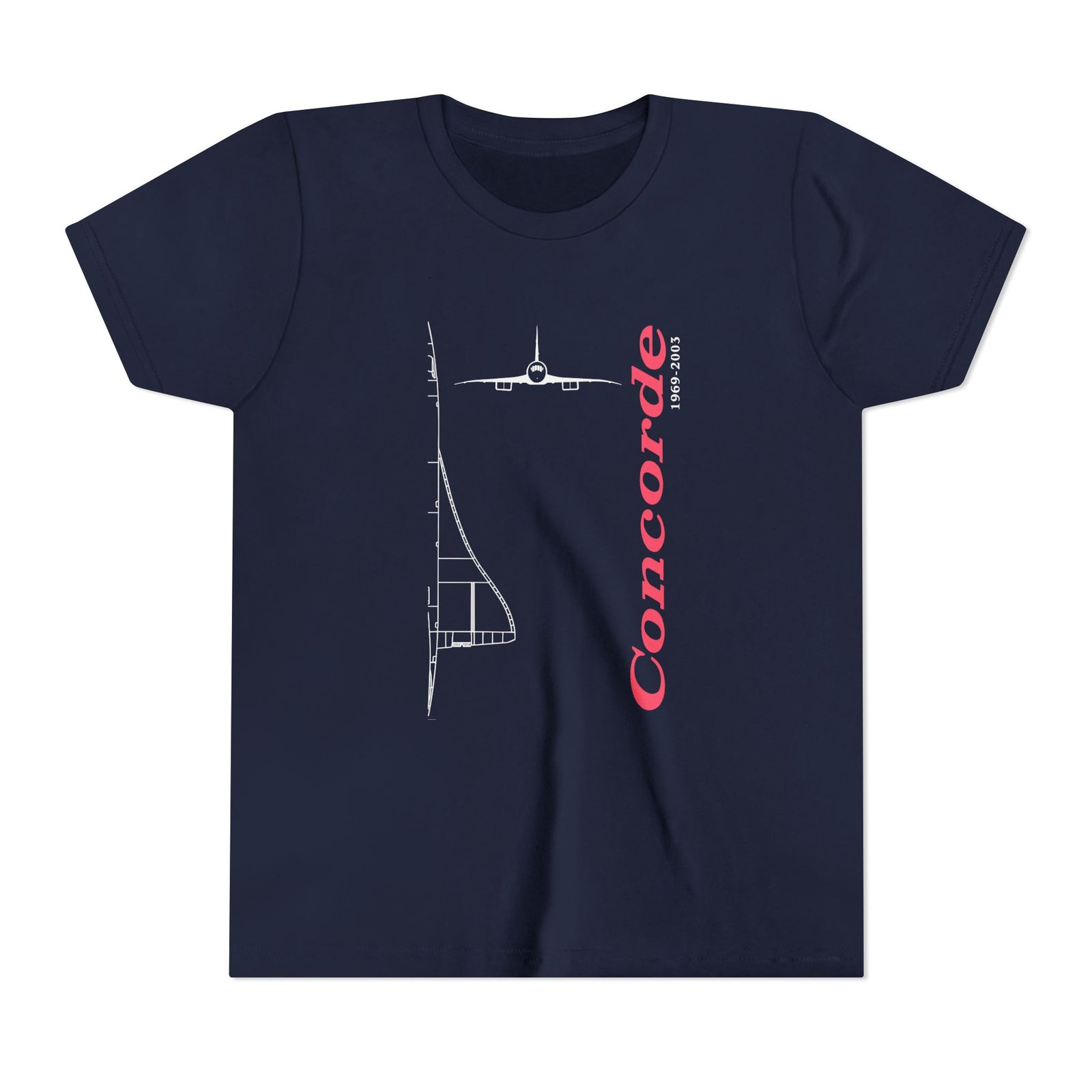 Concorde 1969 to 2003 - Unisex Youth Short Sleeve Tee