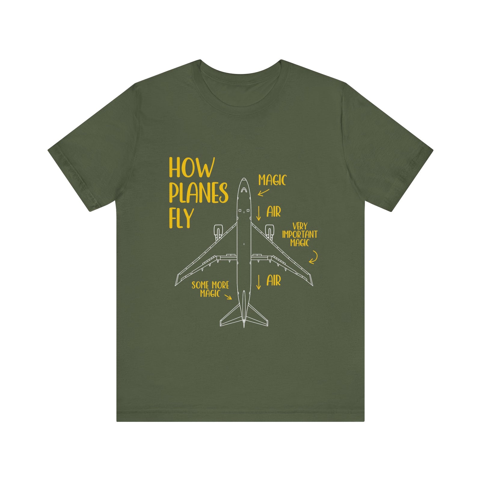 How Planes Fly? - Unisex Jersey Tee