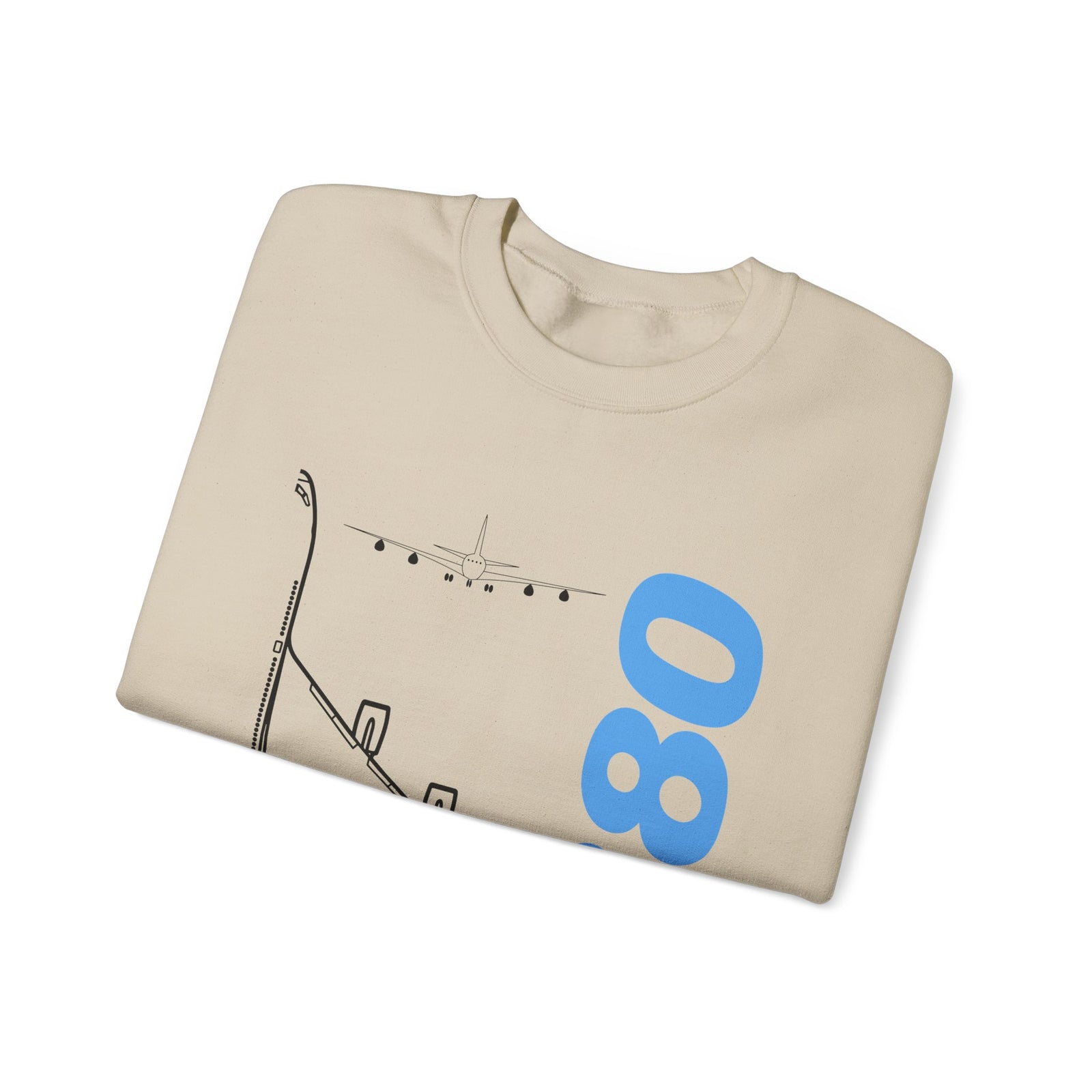 Airbus A380 Crewneck Sweatshirt - Travel Inspiring Cozy Apparel