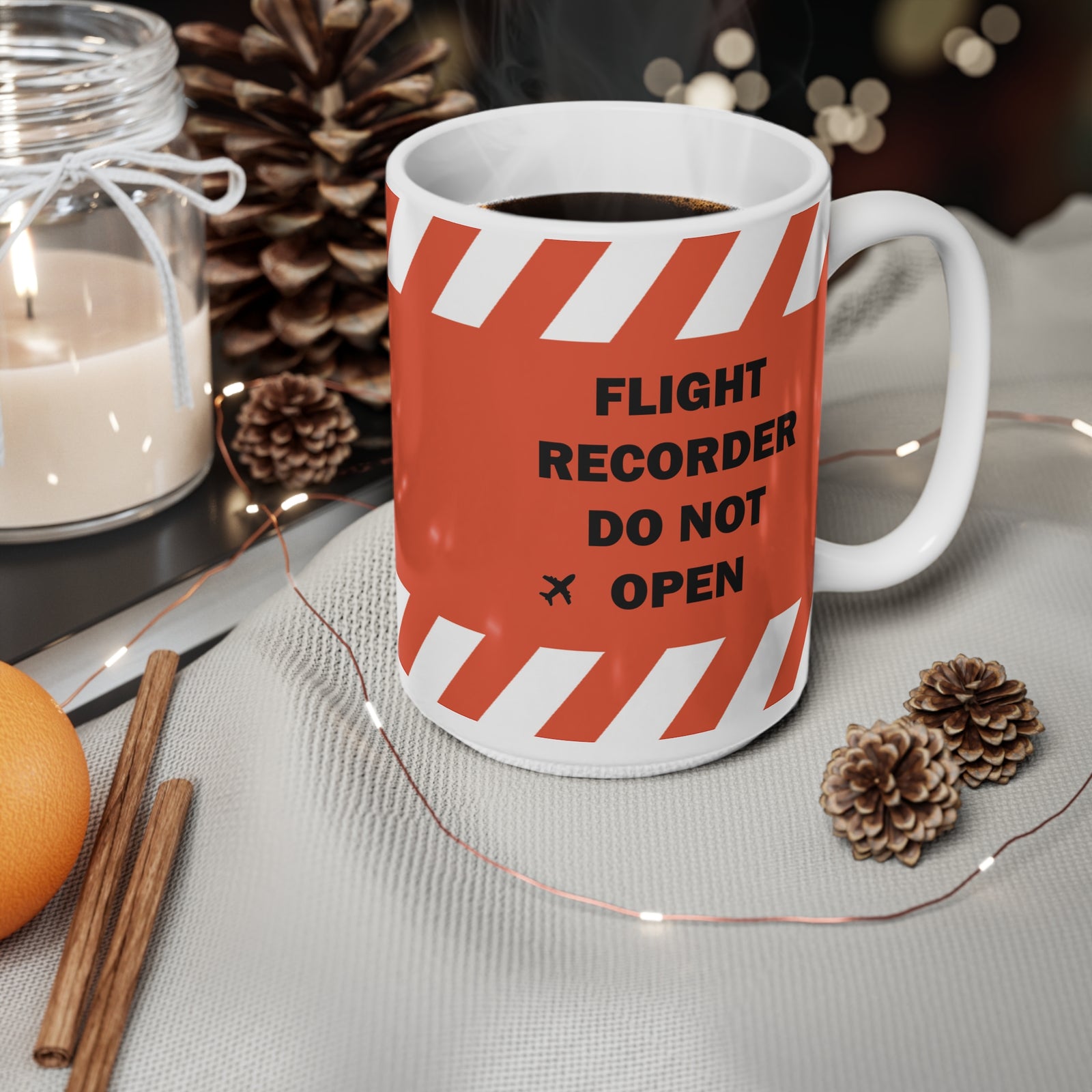 Flight Recorder Do Not Open - Mug 15oz