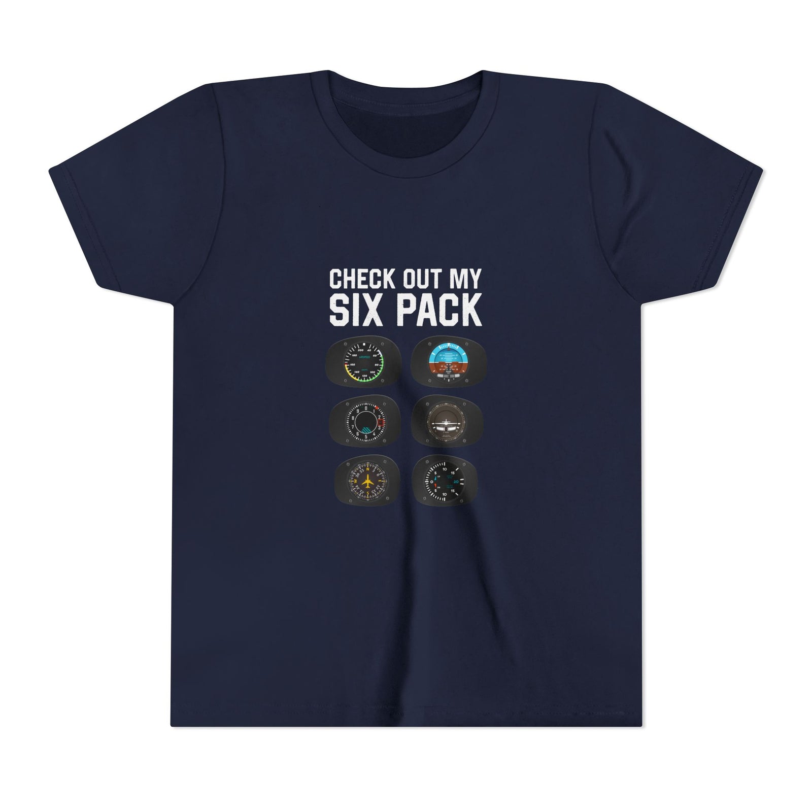 Check Out My Six Pack - Unisex Youth Short Sleeve Tee