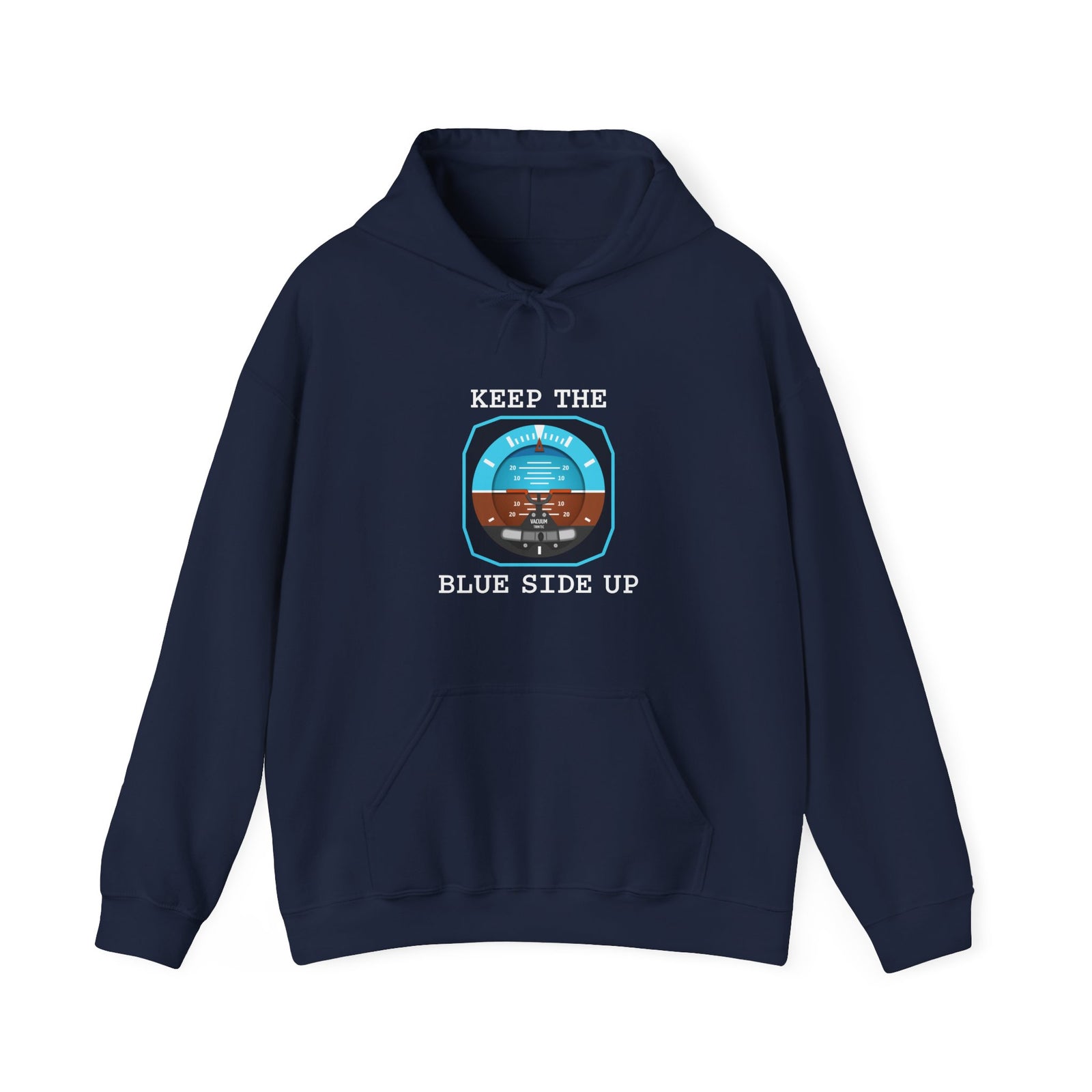 Keep The Blue Side Up - Unisex Pullover Hoodie