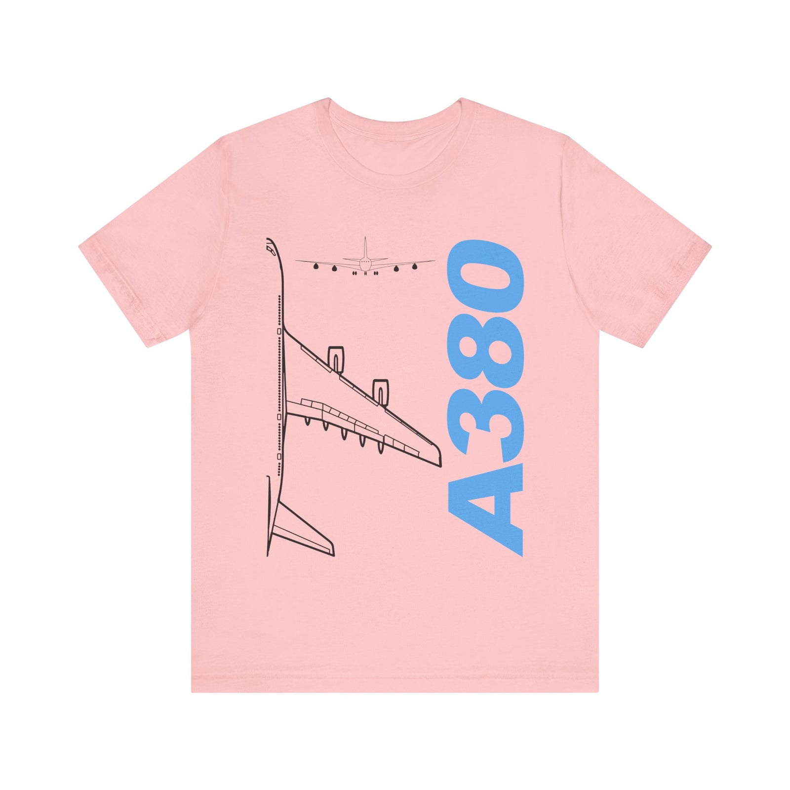 Airbus A380 Unisex Jersey Tee - Perfect for Aviation Enthusiasts