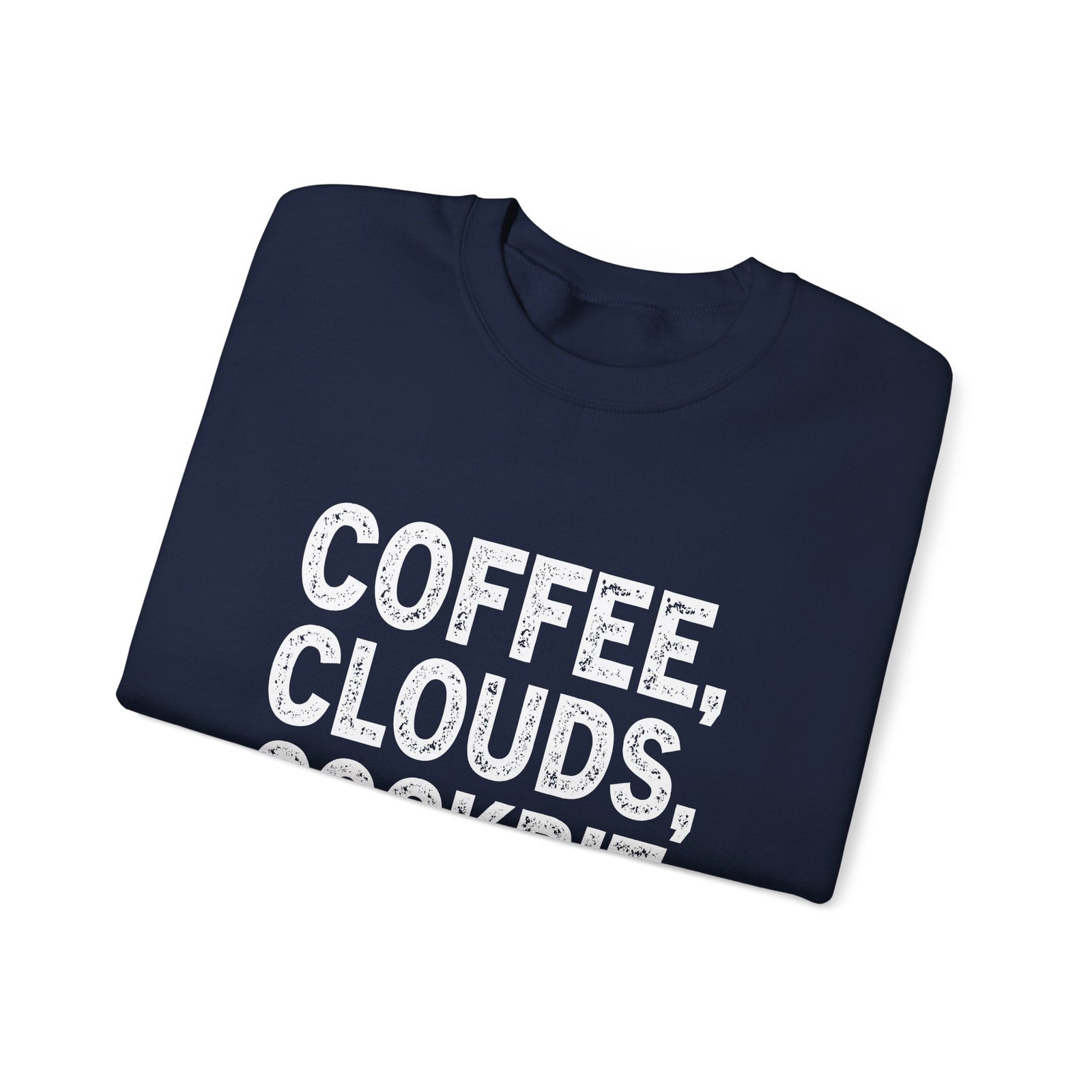 Coffee Clouds Cockpit Crewneck Sweatshirt - Travel Inspiring Cozy Apparel