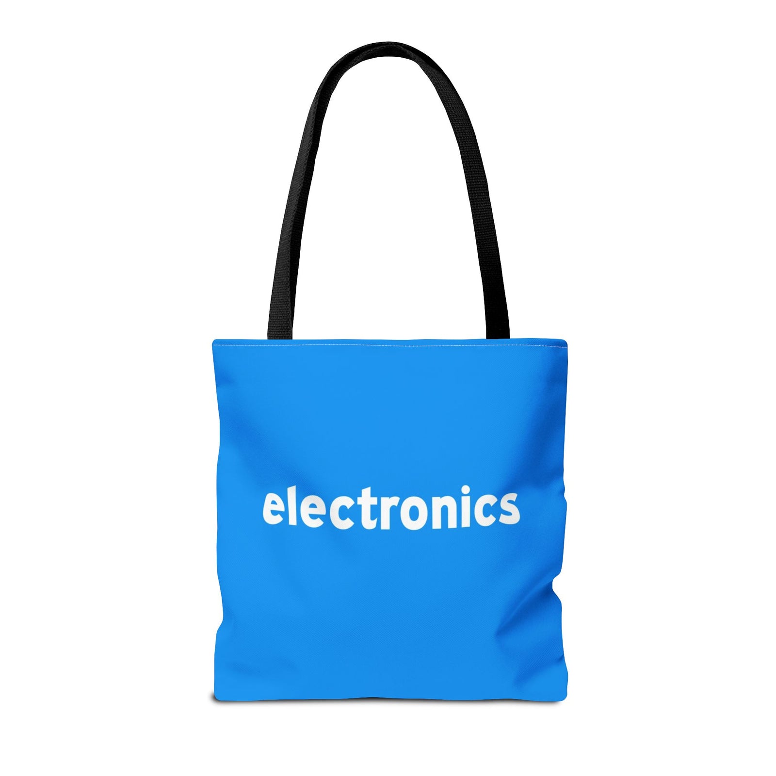 Electronics Tote Bag — Printed Green Travel Tote