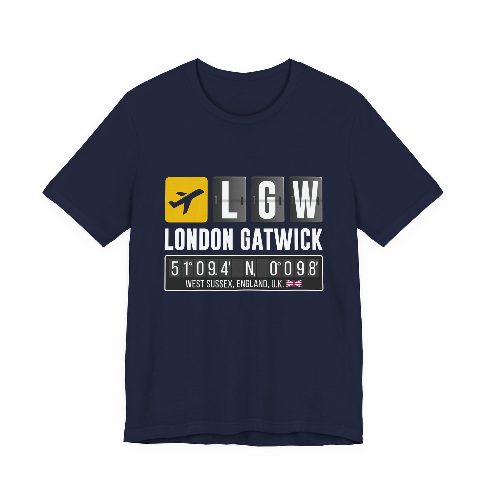 LGW London Gatwick - Unisex Jersey Tee