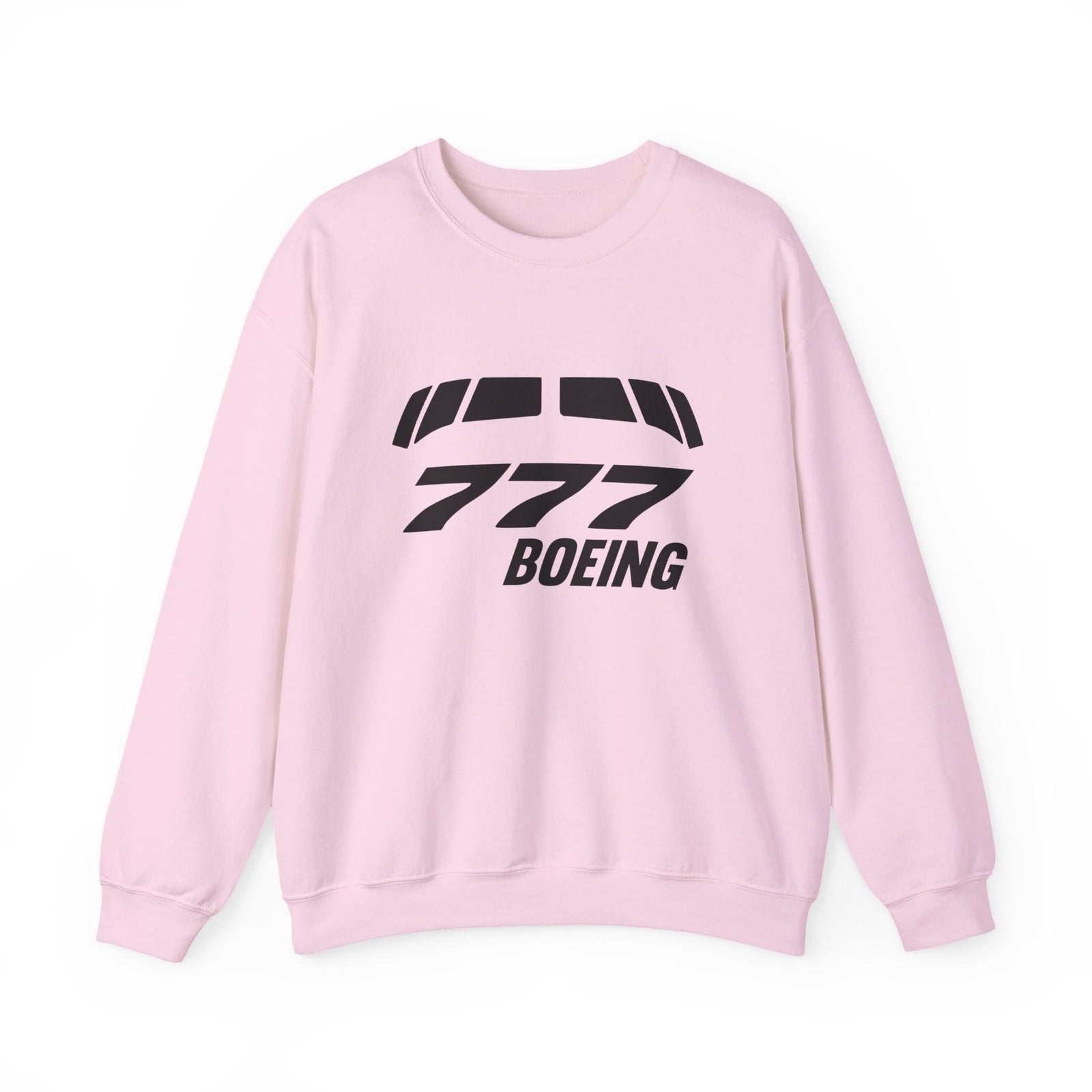 Boeing 777 Windshield Crewneck Sweatshirt - Travel Inspiring Cozy Apparel