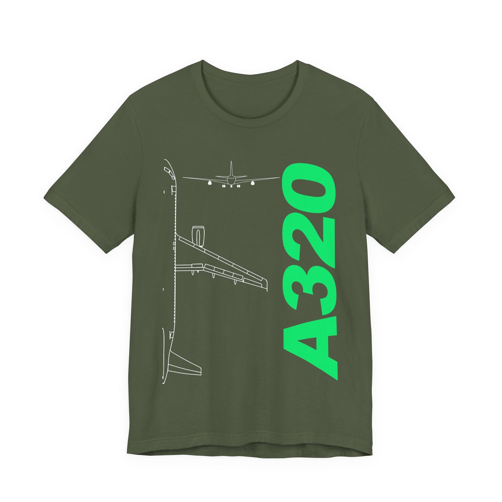 Airbus A320 Unisex Jersey Tee - Perfect for Aviation Enthusiasts