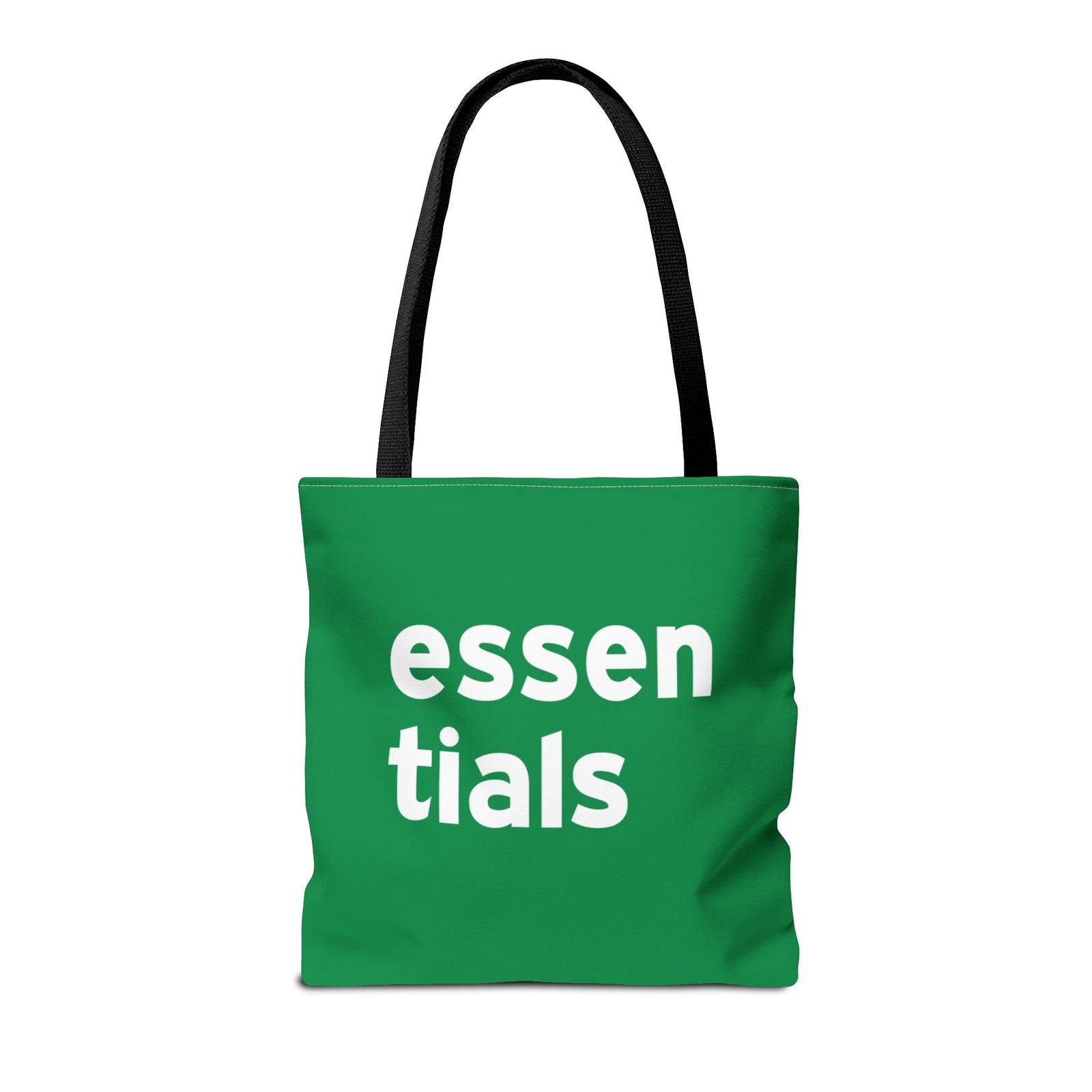 Essentials Tote Bag — Printed Green Travel Tote