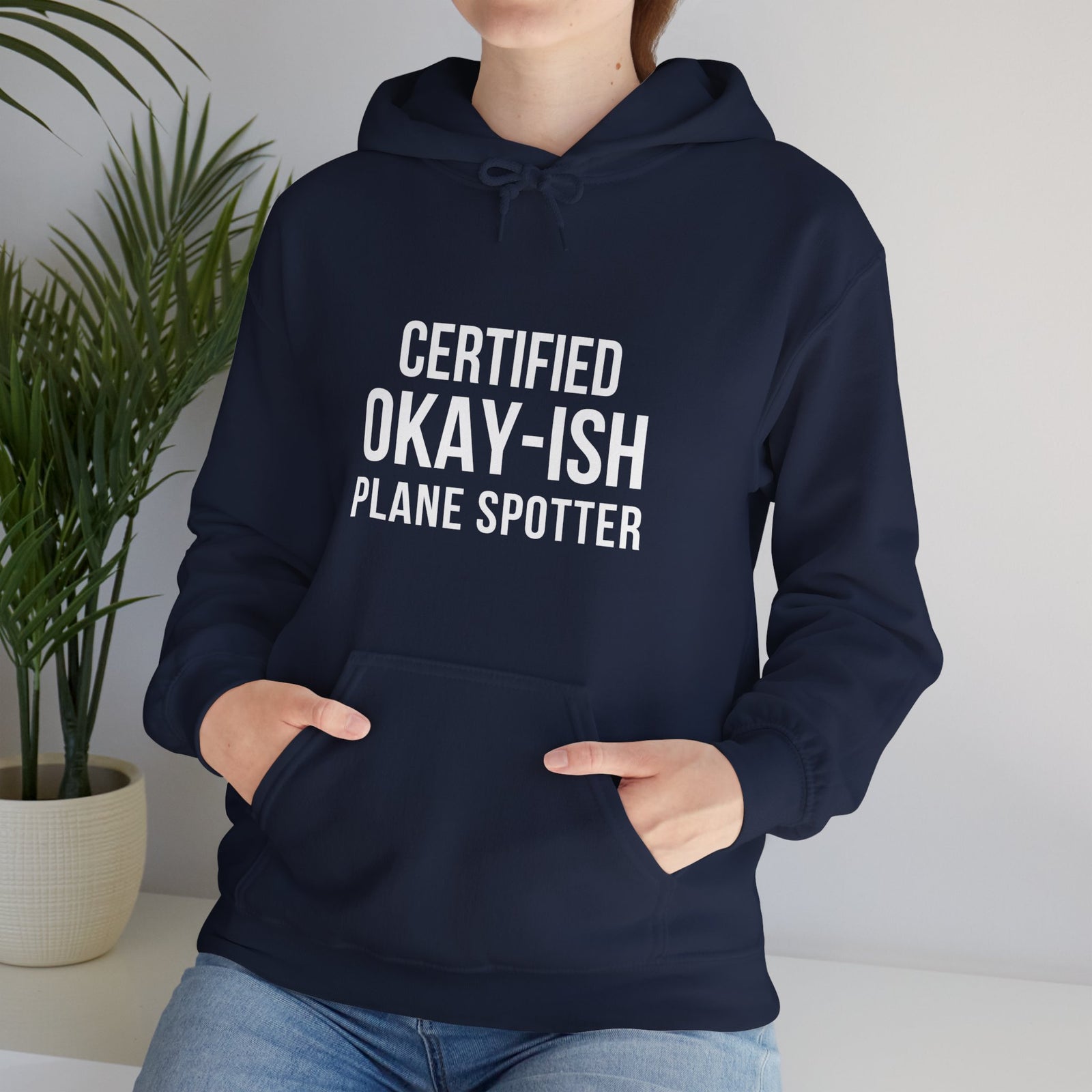 Certified Okay-ish Plane Spotter - Pullover Hoodie