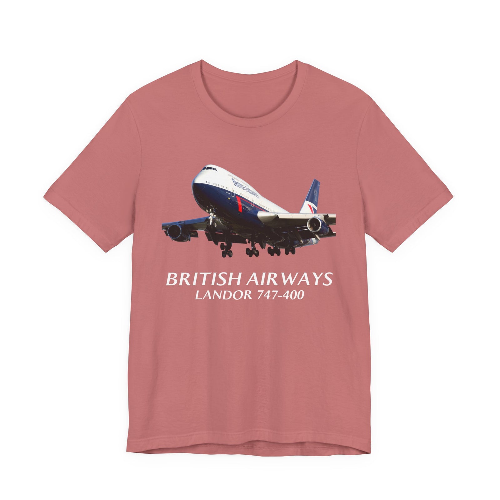 British Airways Landor 747-400 - Unisex Jersey Tee