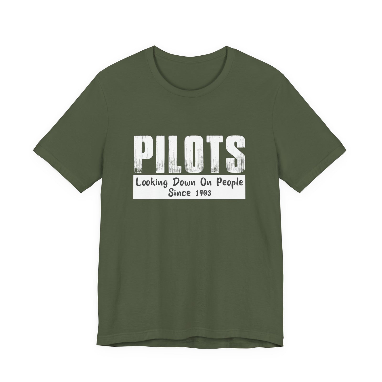 Pilots Looking Down On People Unisex Jersey Tee - Perfect for Aviation Enthusiasts
