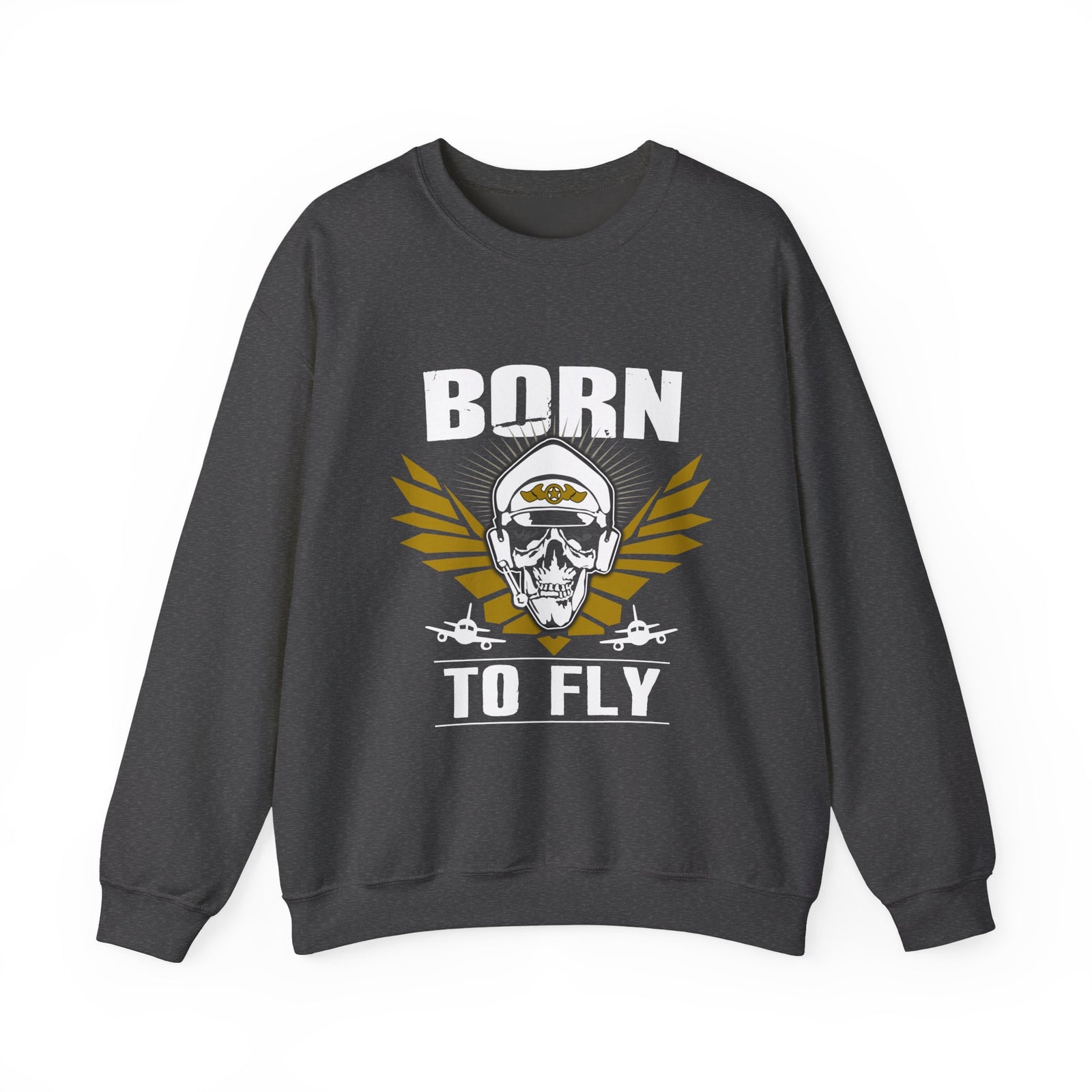 Born To Fly Crewneck Sweatshirt - Travel Inspiring Cozy Apparel