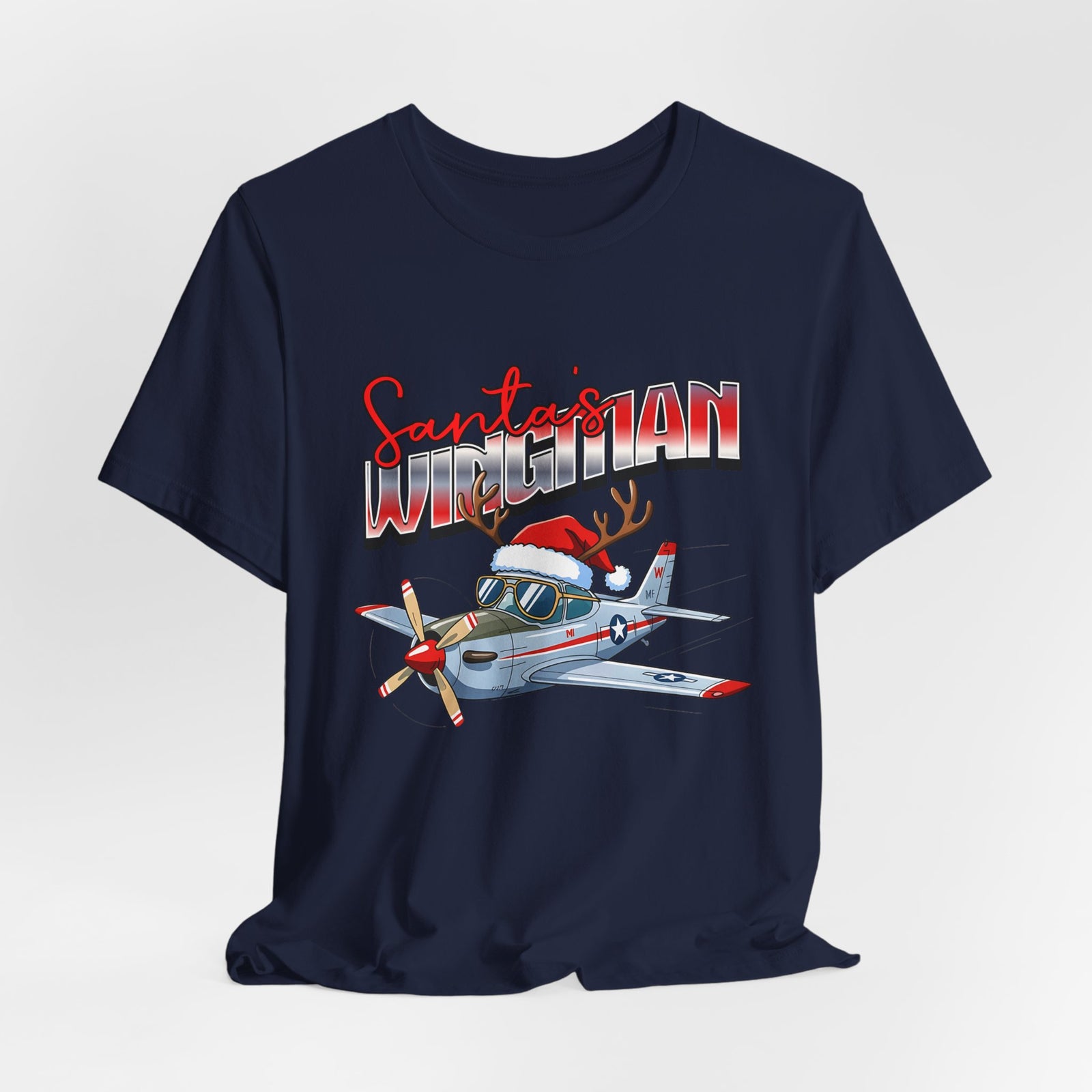 Santa’s wingman Unisex Jersey Tee - Perfect for Aviation Enthusiasts