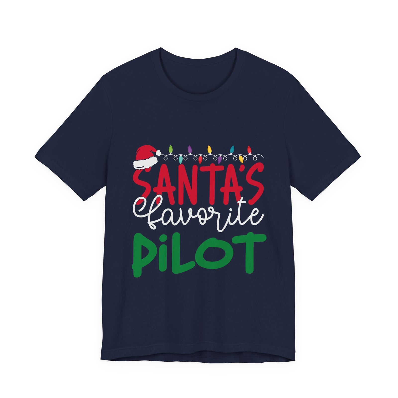 Santa’s favourite pilot Unisex Jersey Tee - Perfect for Aviation Enthusiasts