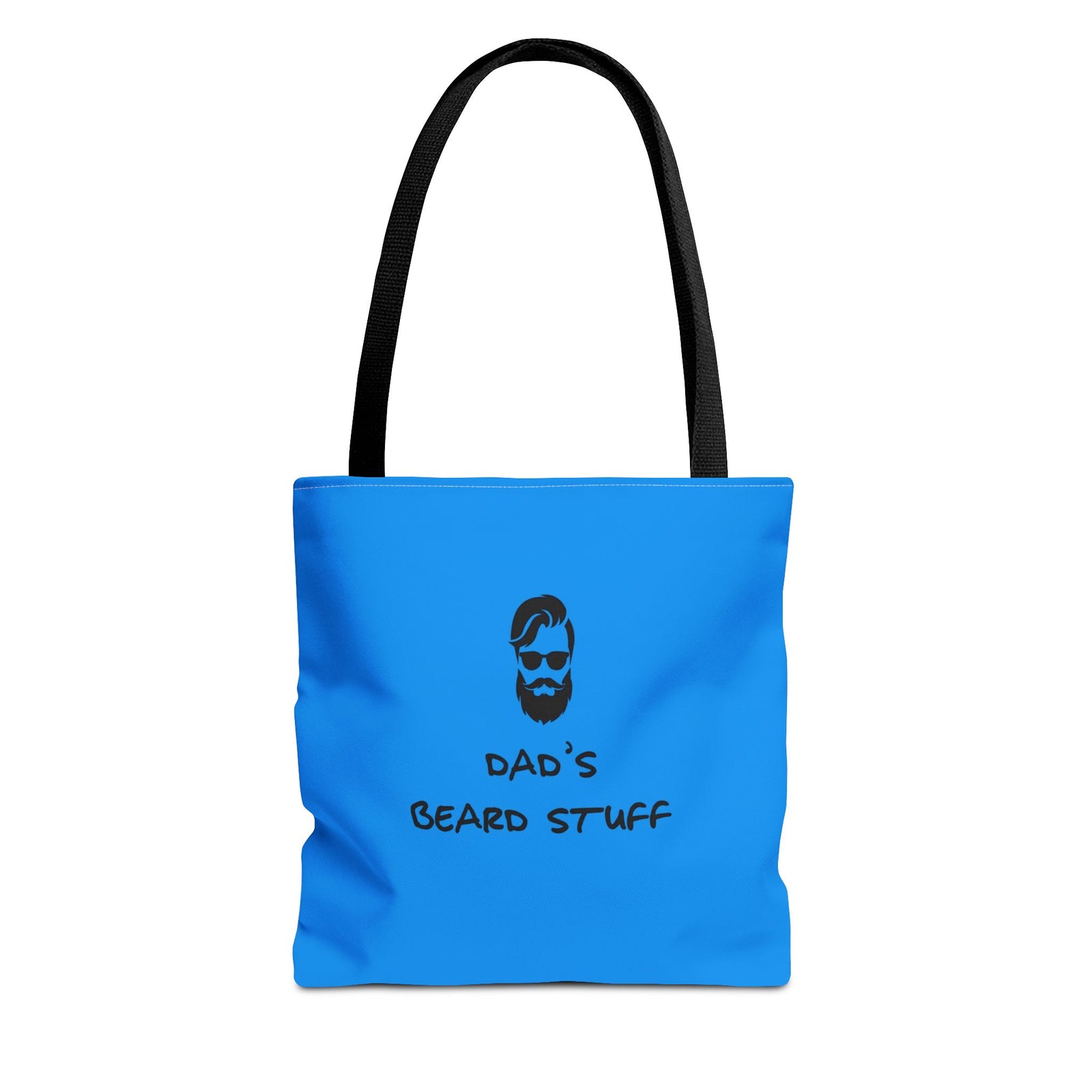 Dads Beard Stuff Tote Bag — Printed Green Travel Tote