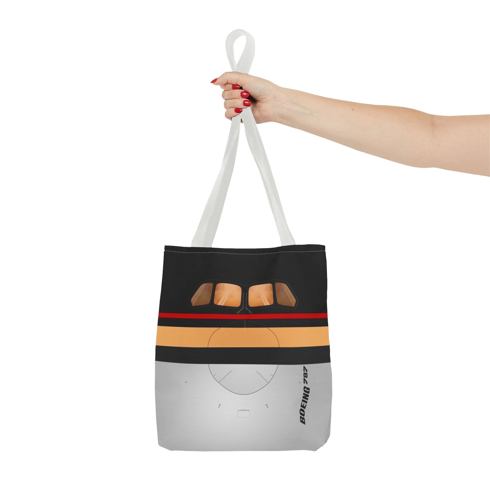 Royal Jordanian 787 Tote Bag — Printed Green Travel Tote