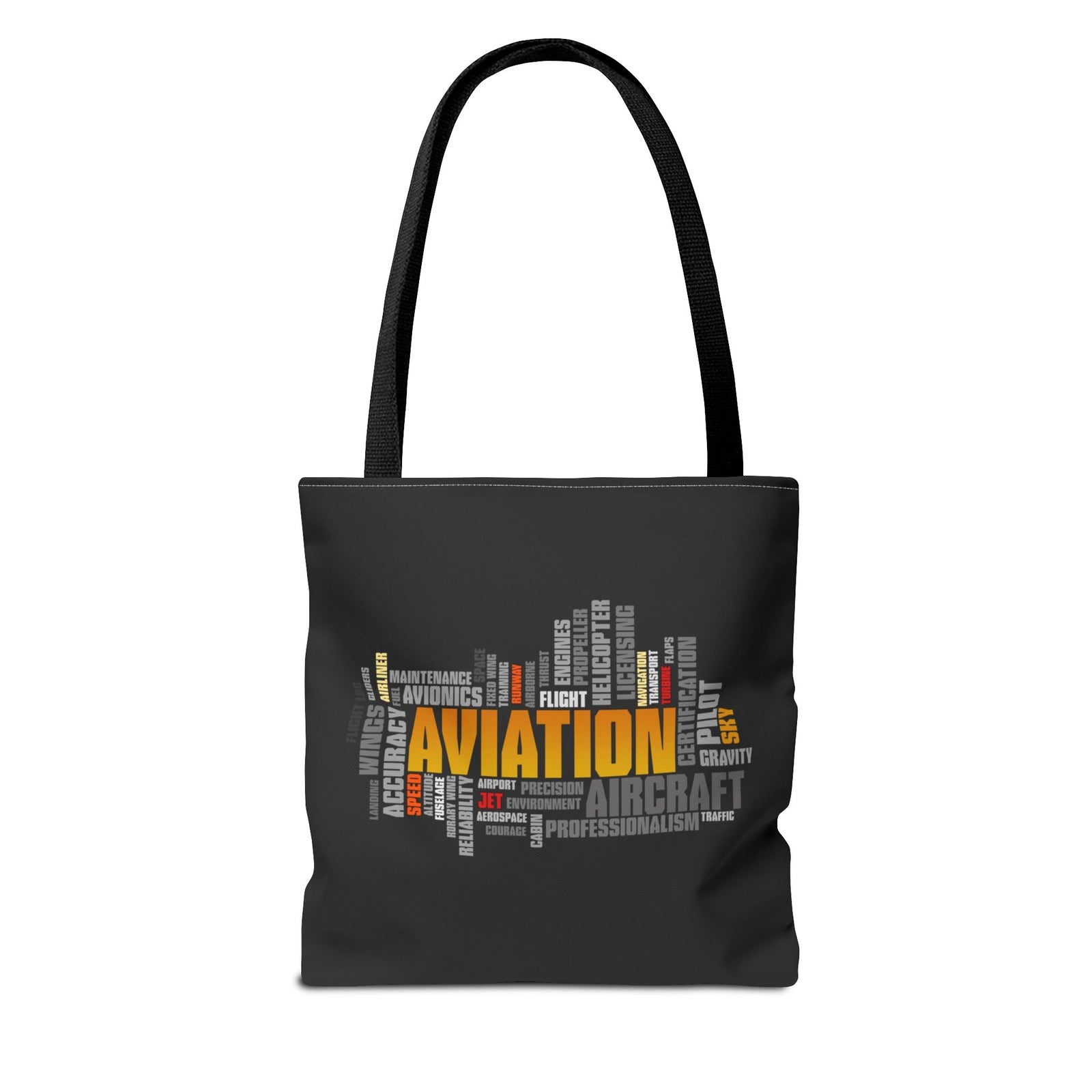 Aviation Tote Bag — Printed Green Travel Tote