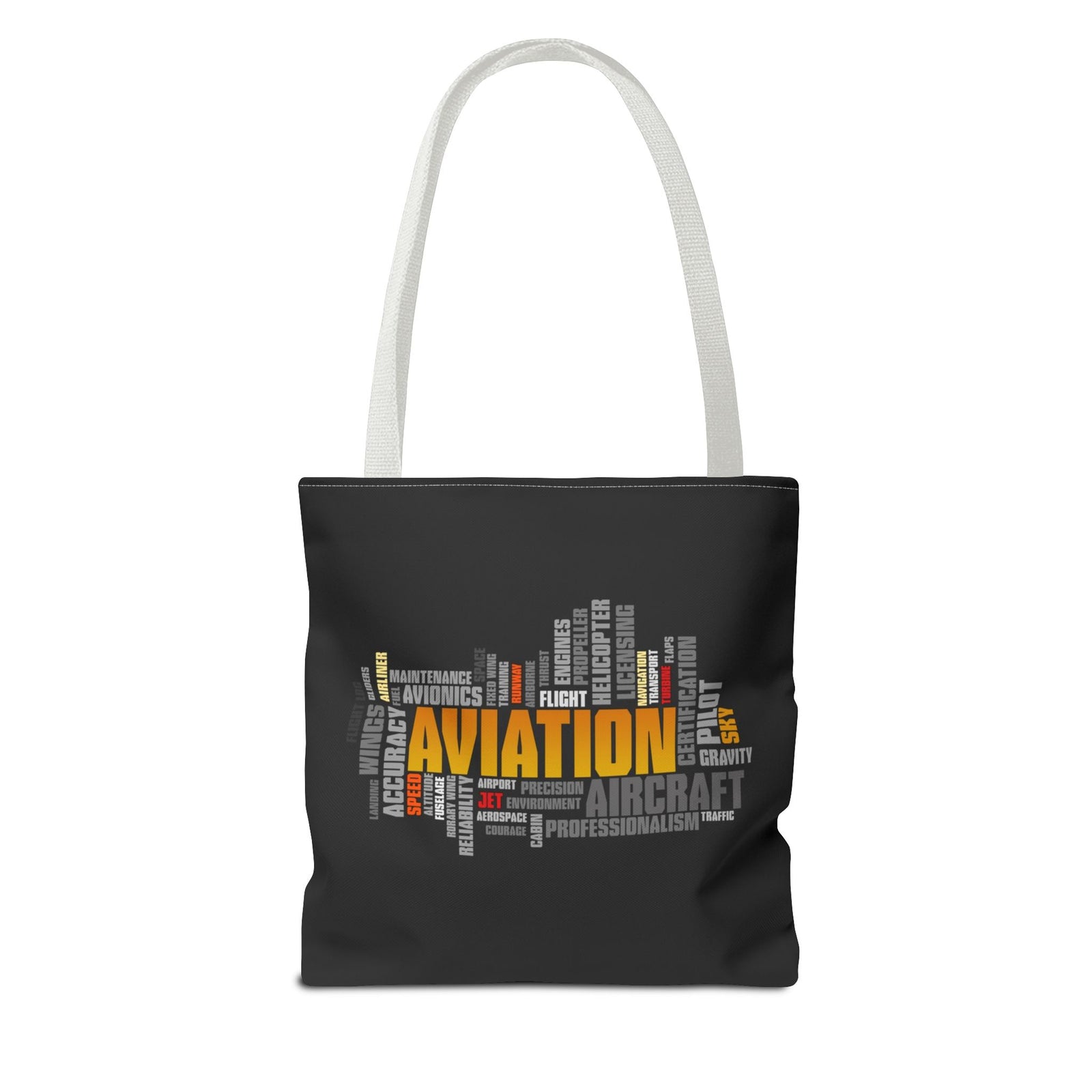 Aviation Tote Bag — Printed Green Travel Tote