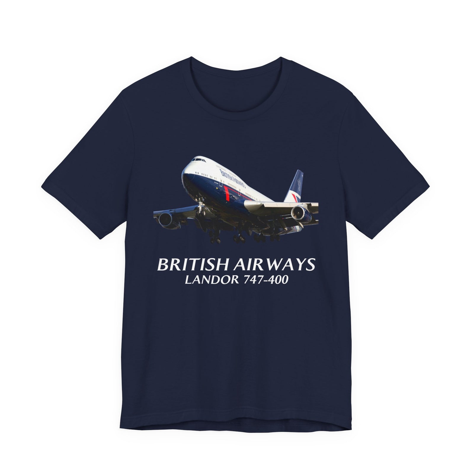 British Airways Landor 747-400 - Unisex Jersey Tee